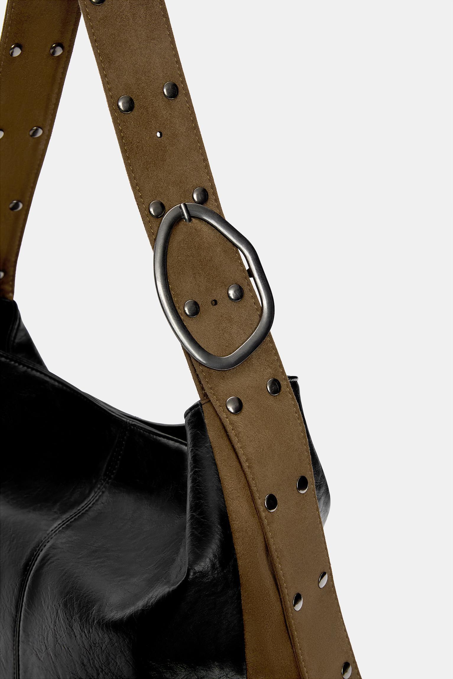 Contrast shopper bag Product Image