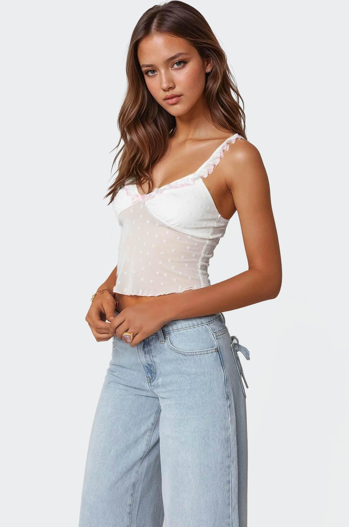 Posey Sheer Tank Top Product Image