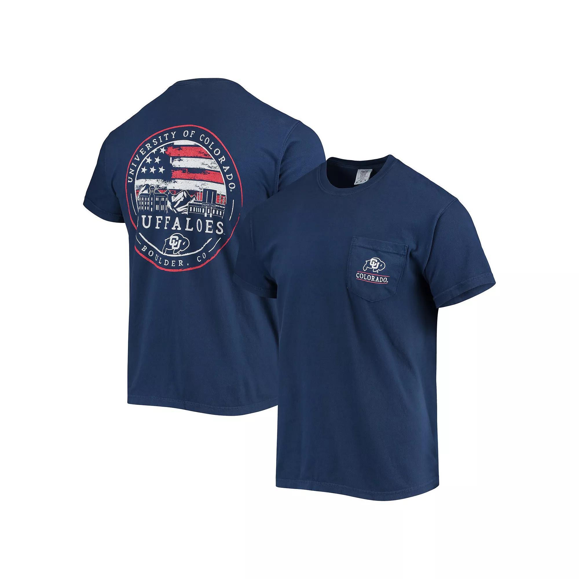 Mens Colorado Buffaloes Campus Americana T-Shirt Blue Product Image
