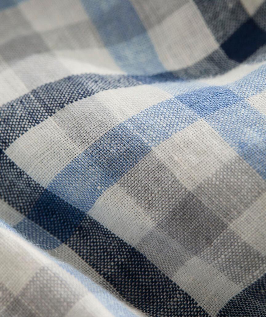 Windward Tattersall Linen Shirt Product Image