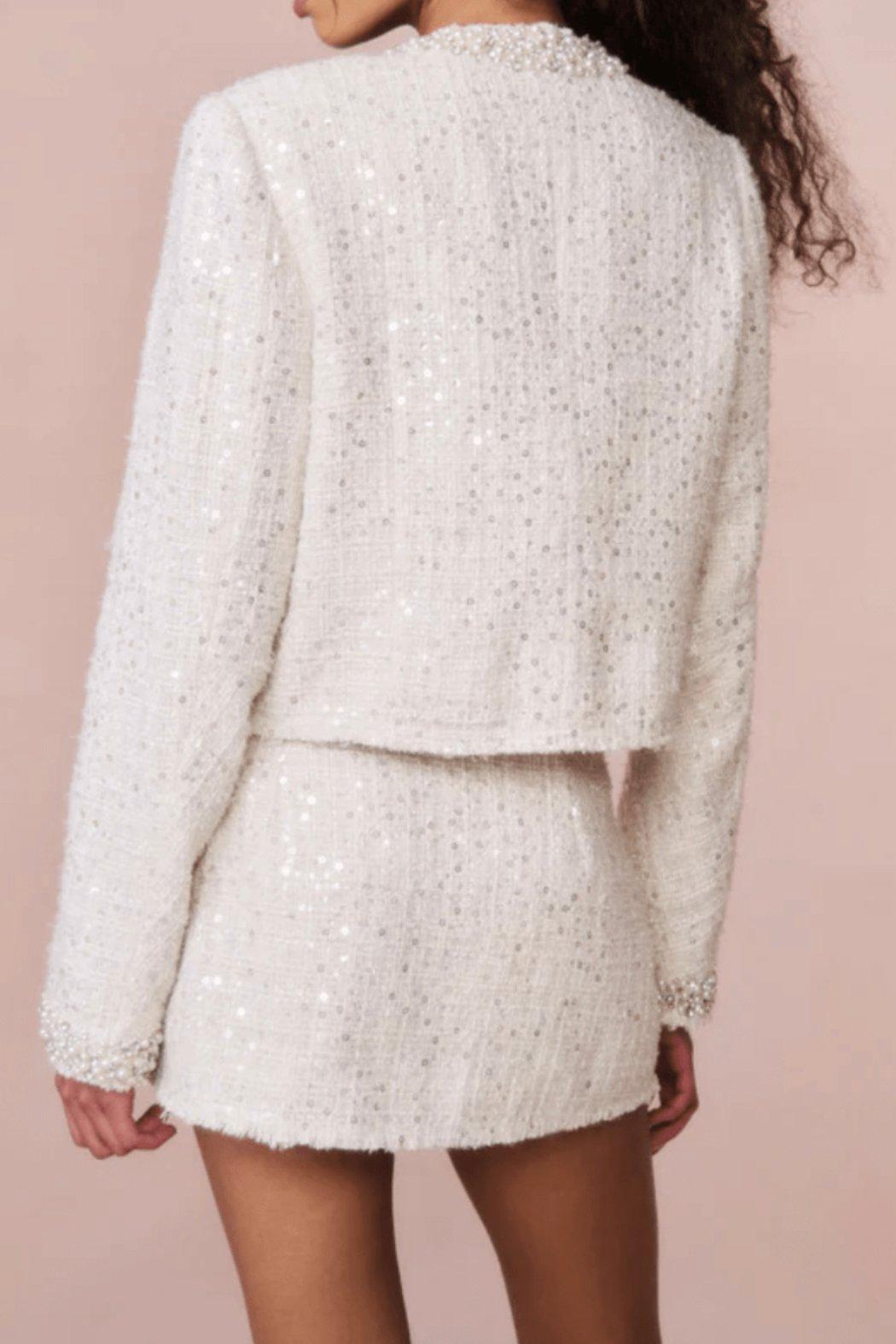 Vintra Embellished Tweed-Jacket Product Image