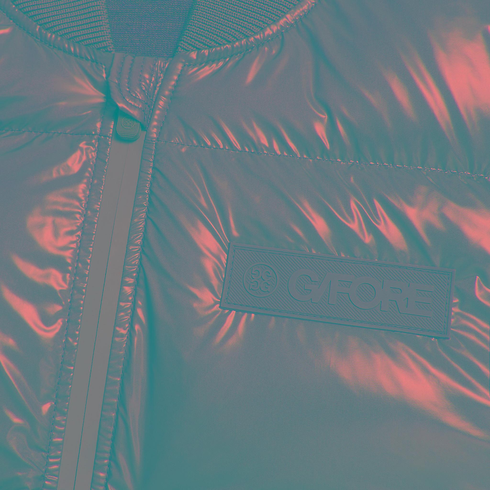 CIRCLE G'S COATED NYLON QUILTED PUFFER VEST Product Image