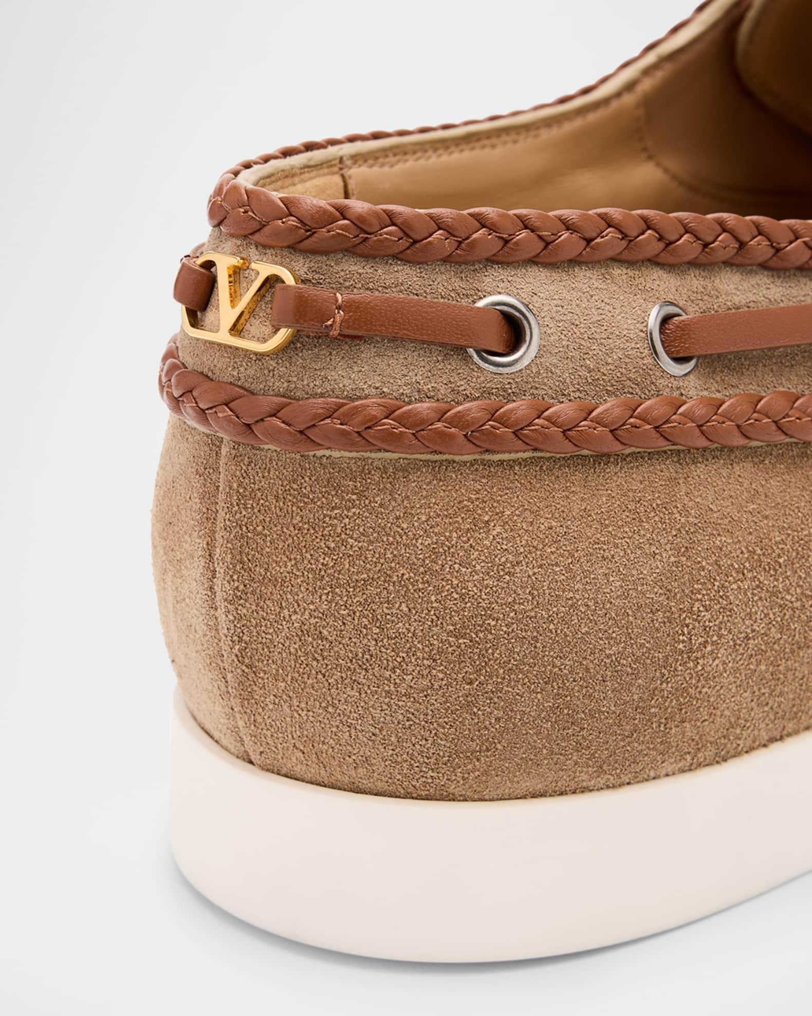 Men's Leather Boat Shoes Product Image