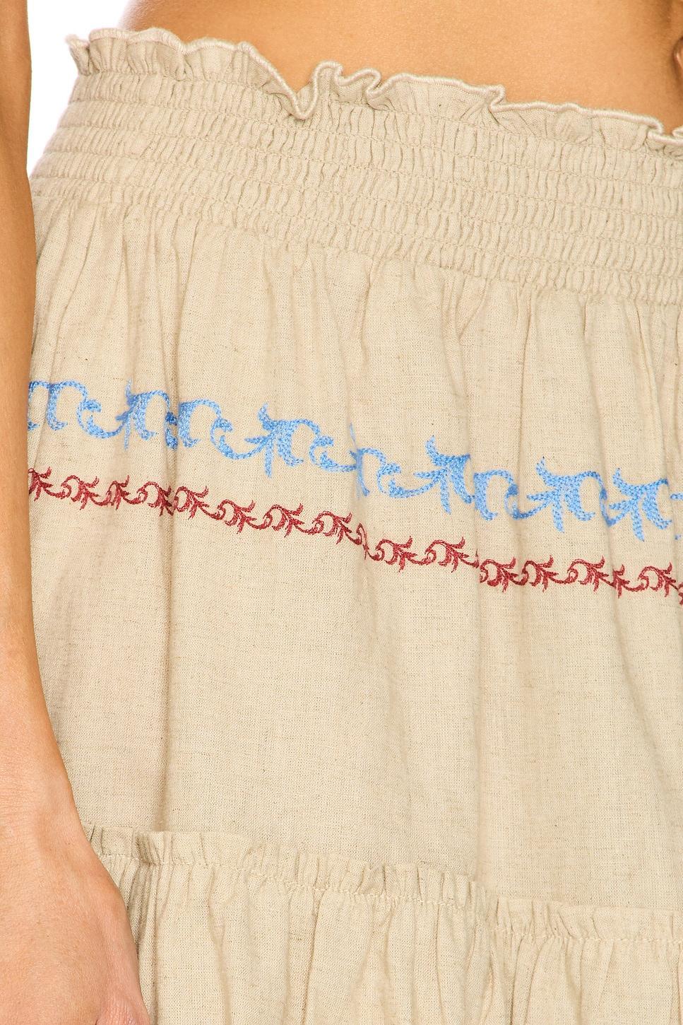 Jenna Blush Maxi Skirt Agua Bendita Product Image