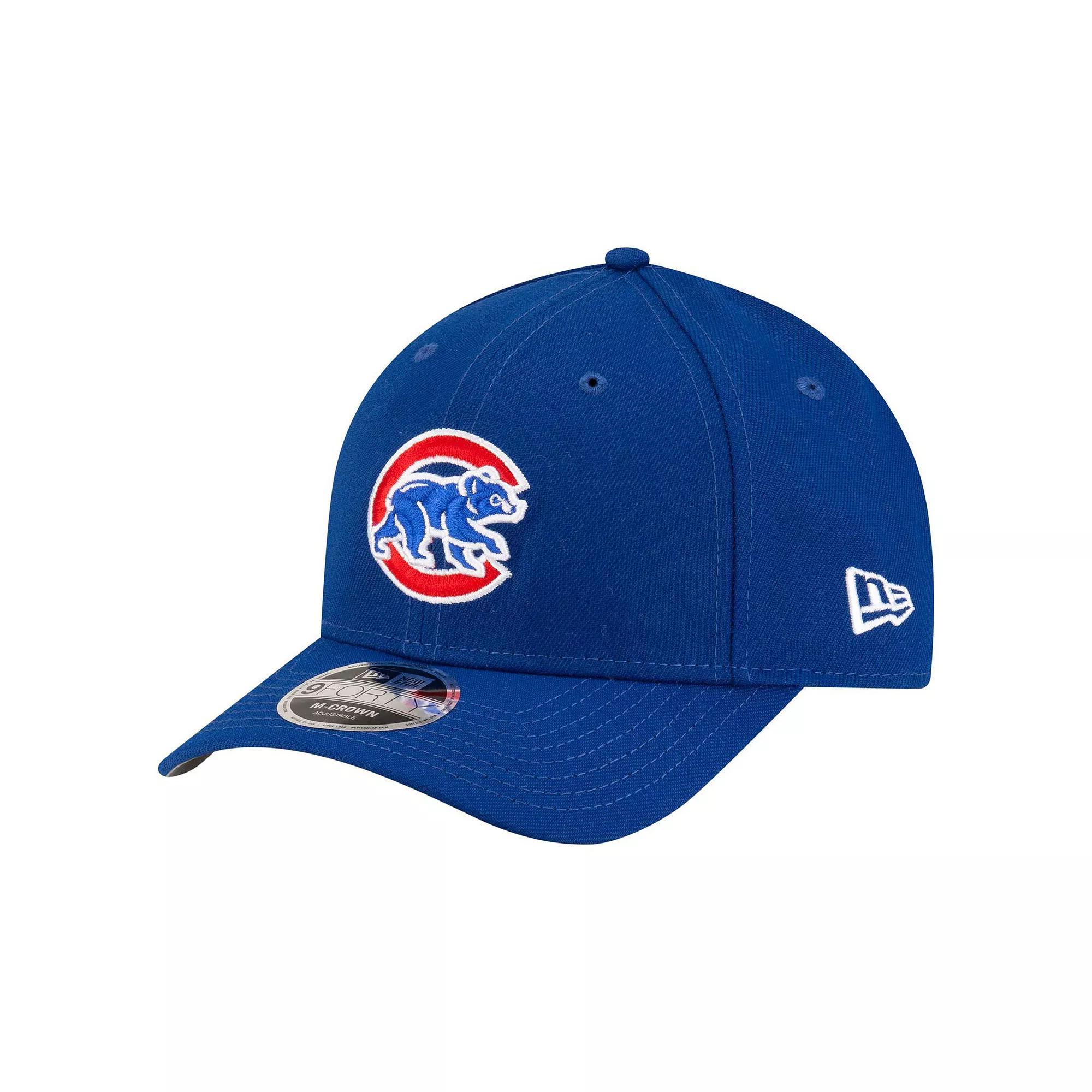 Mens New Era Royal Chicago Cubs Player Replica 9FORTY Adjustable Hat Product Image