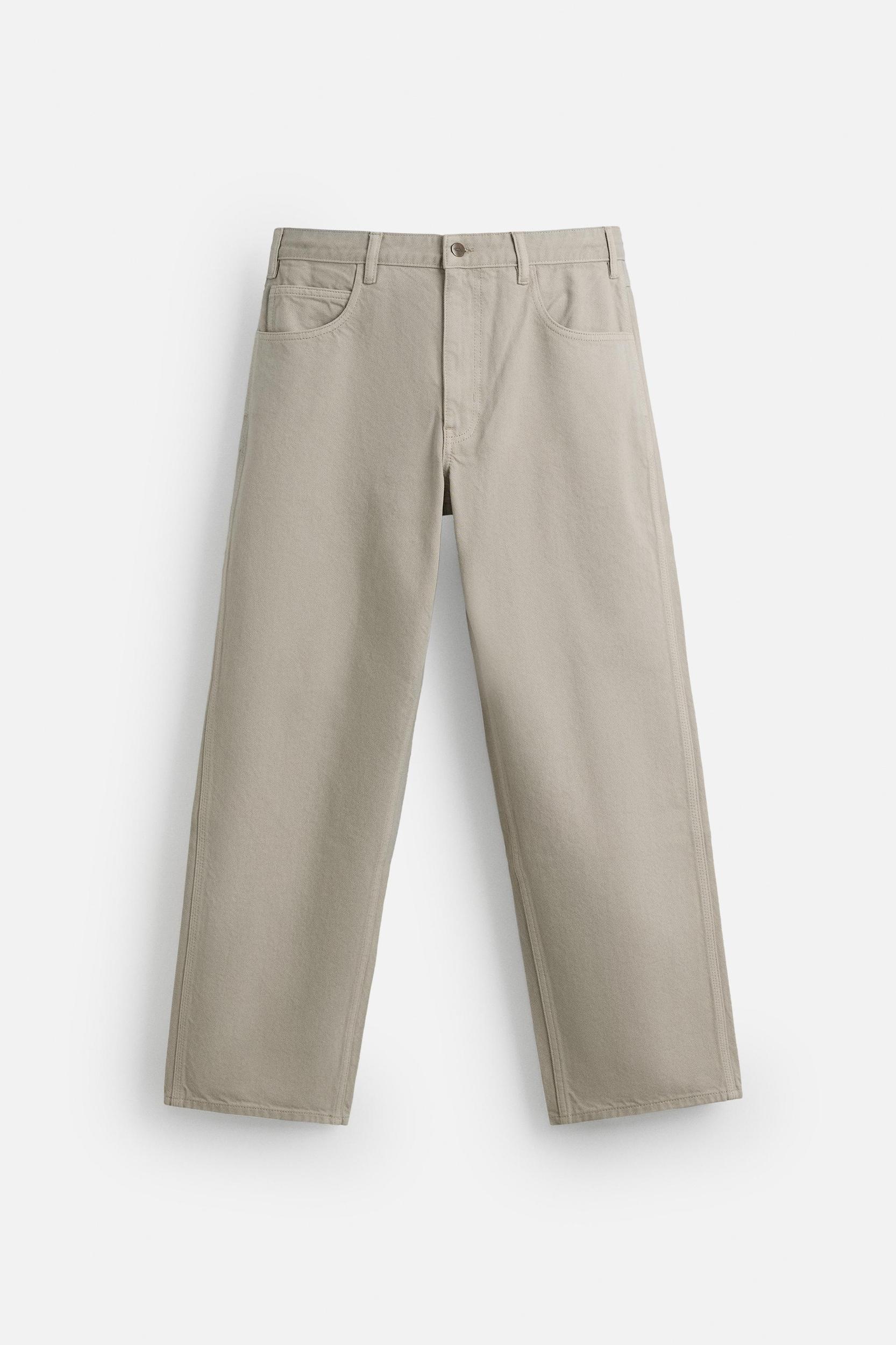 RELAXED FIT DRAWSTRING JEANS Product Image