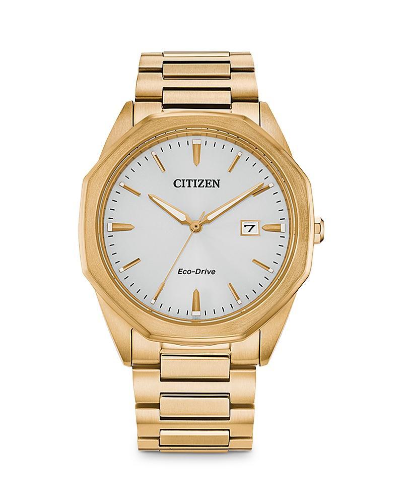 Citizen Eco-Drive Men's Corso Diamond Accent Watch - BM7103-51L, Size: Large, Gold Tone Product Image