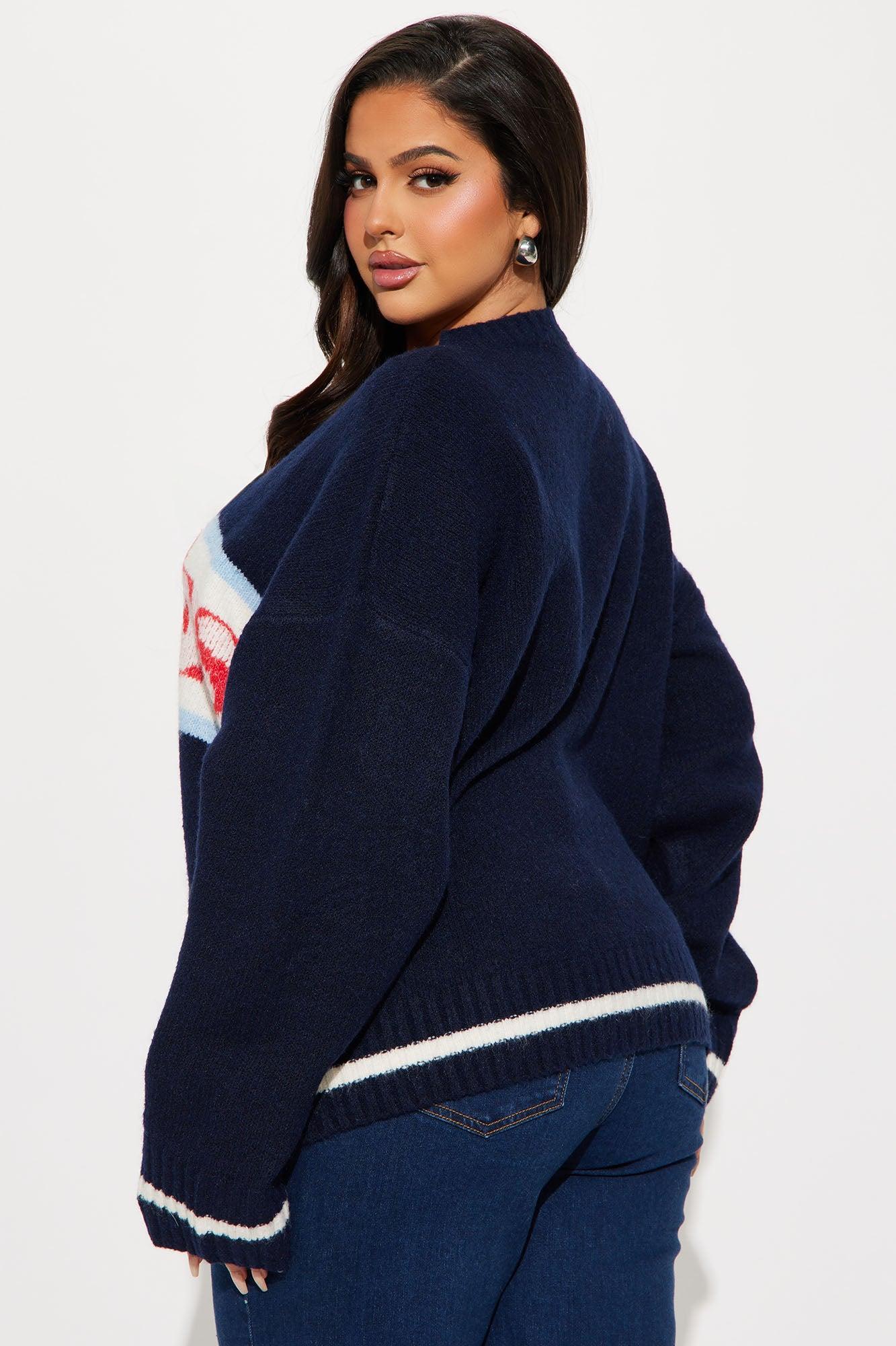 Apres Always Sweater - Navy/combo Product Image