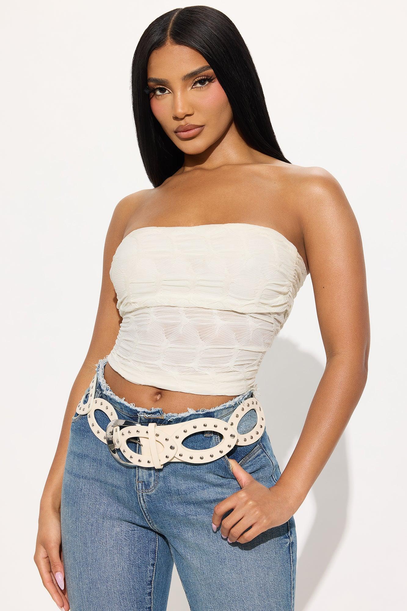 So Obvious Belt - Ivory Product Image
