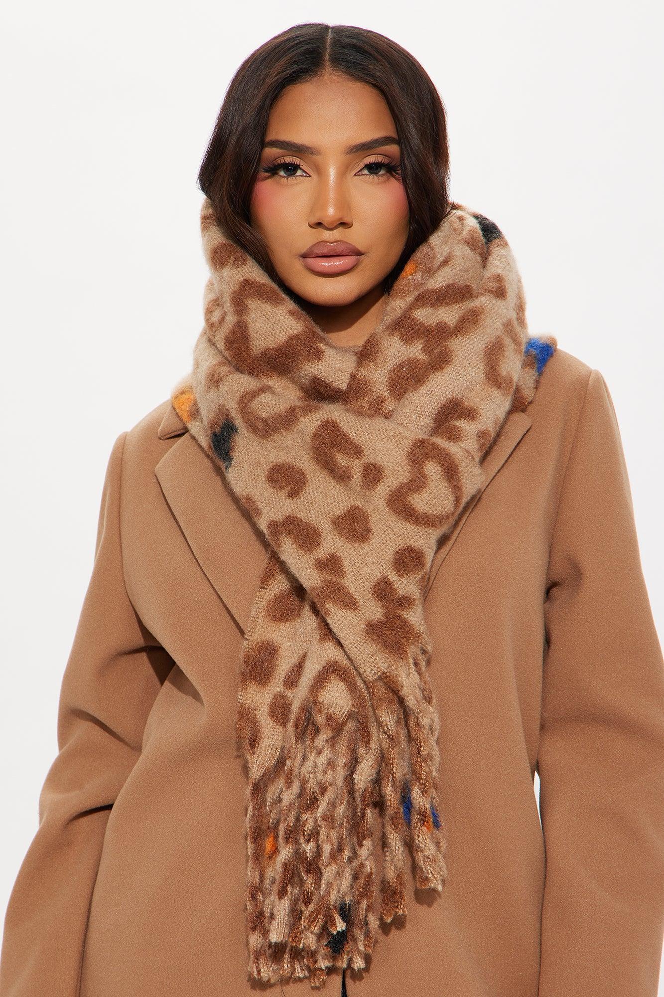 Animal Lover Scarf - Brown/combo Product Image