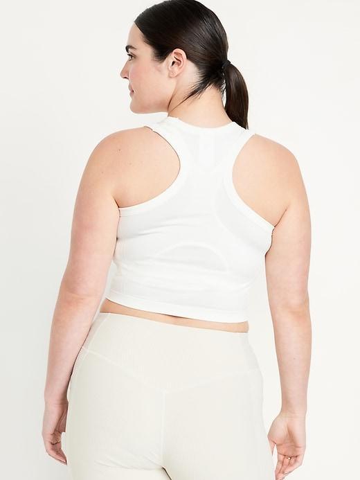 Fluid Seamless Fitted Crop Tank Top Product Image