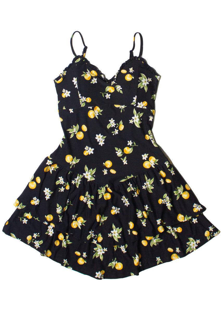 Drop Waist Patterned Mini Dress Product Image