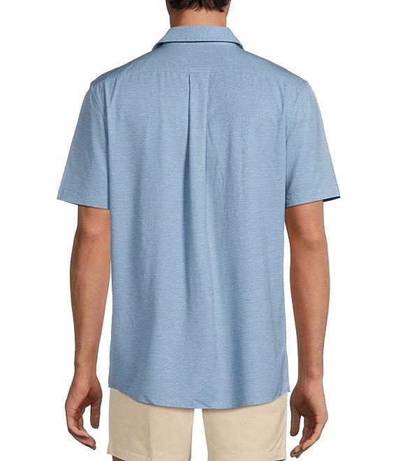 Rowm Performance Rec + Relax Short Sleeve Solid Textured Shirt Product Image