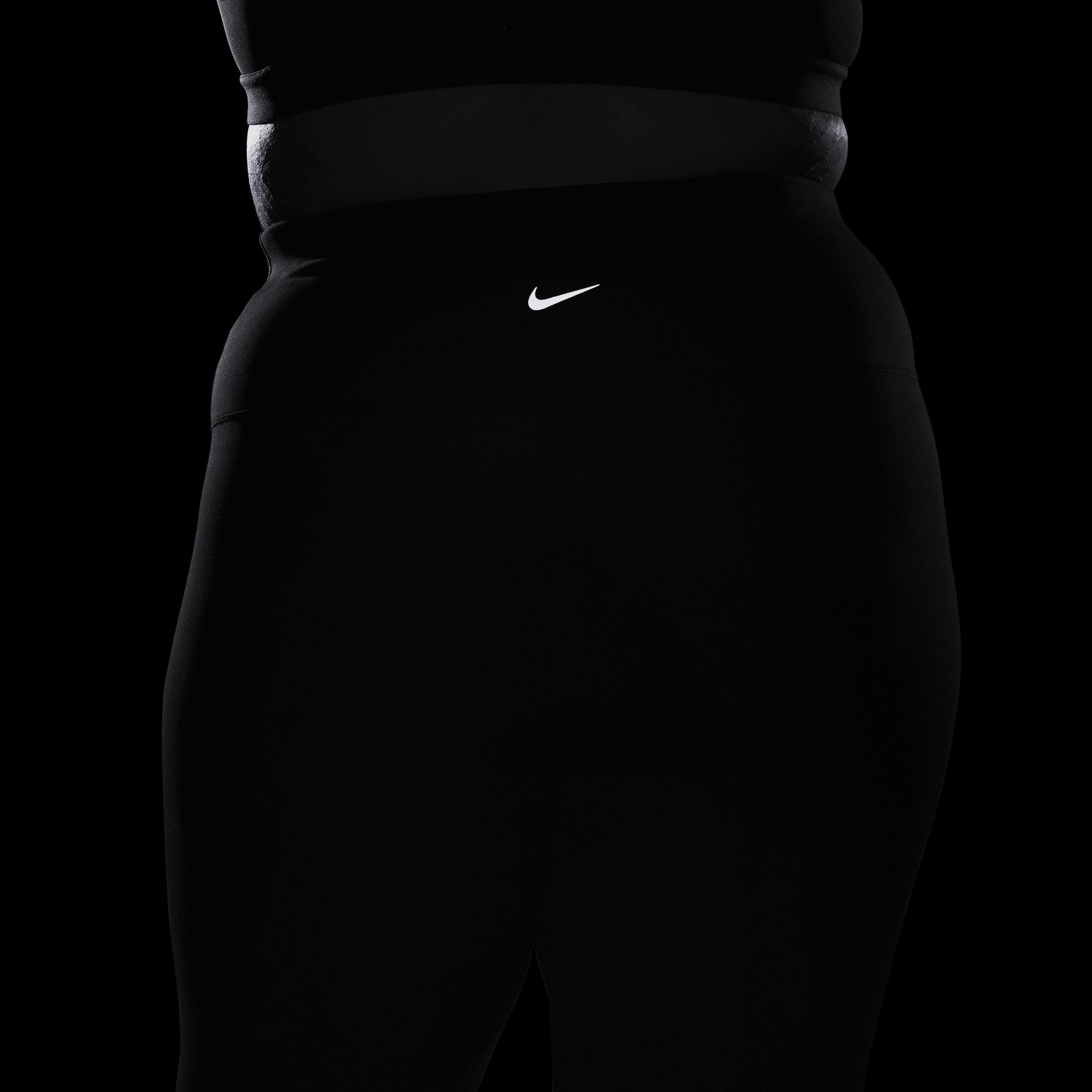 Plus Size Nike One High-Waist Crop Leggings, Women's, Size: 3XL, Black Product Image
