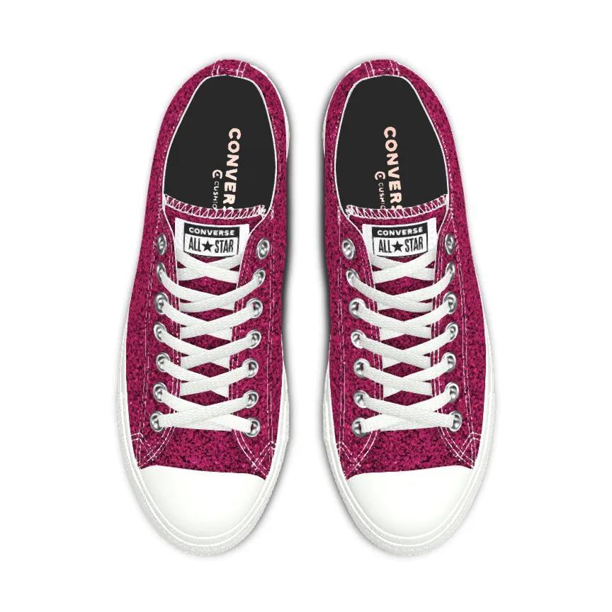 Custom Chuck Taylor All Star Glitter Low Top Comfort Product Image