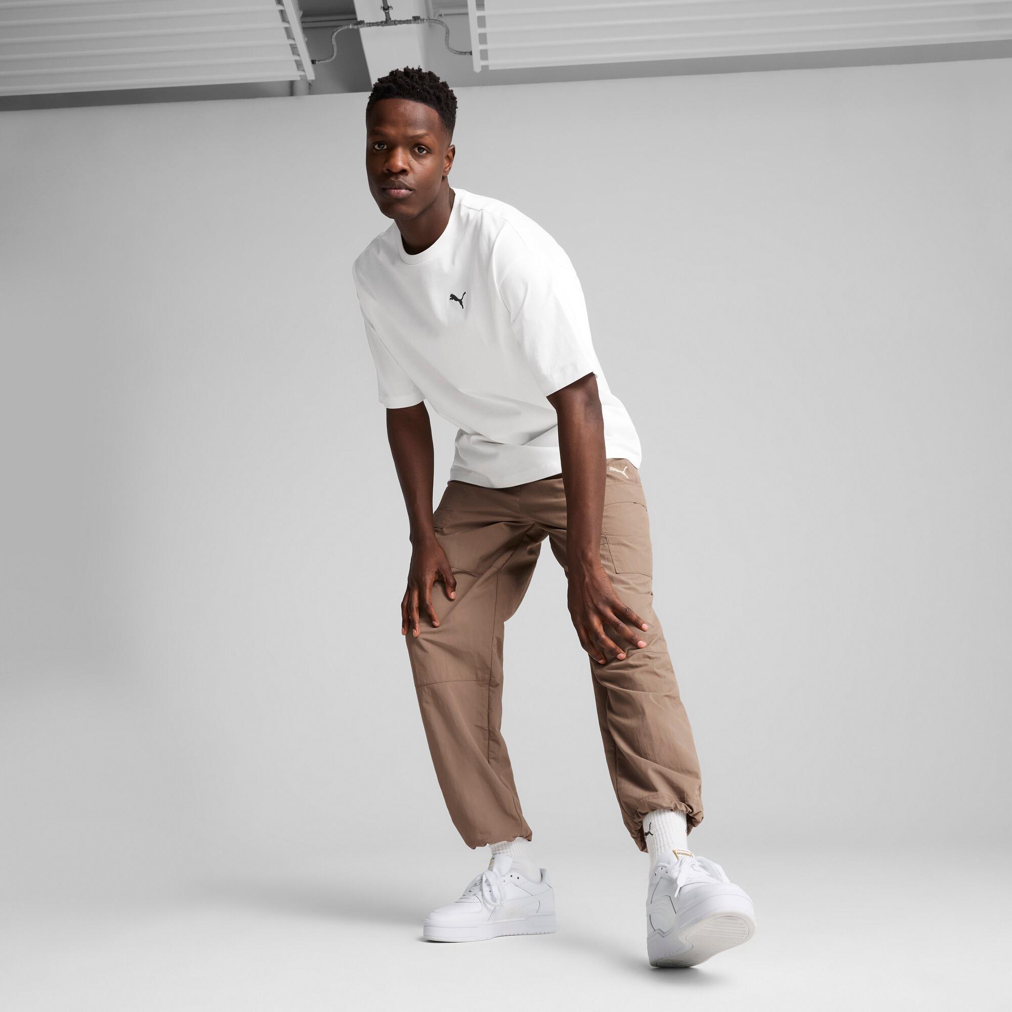PUMA WARDROBE ESSENTIALS Mens Relaxed Cargo Pants Product Image