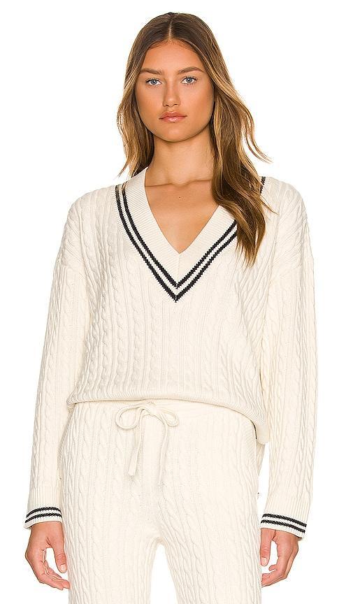 Ciao Cable V Neck Sweater Product Image