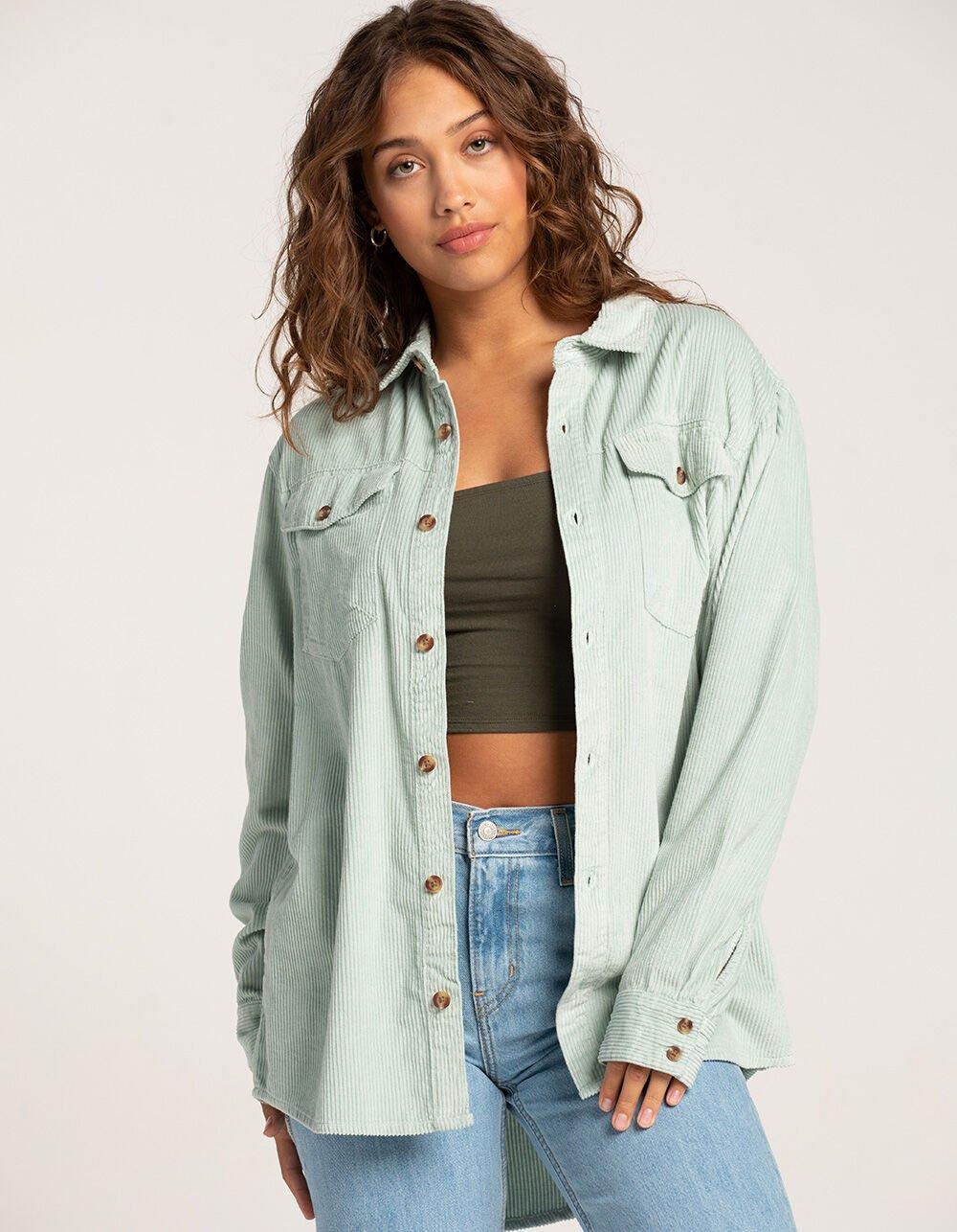 ROXY Let It Go Womens Corduroy Shirt Product Image