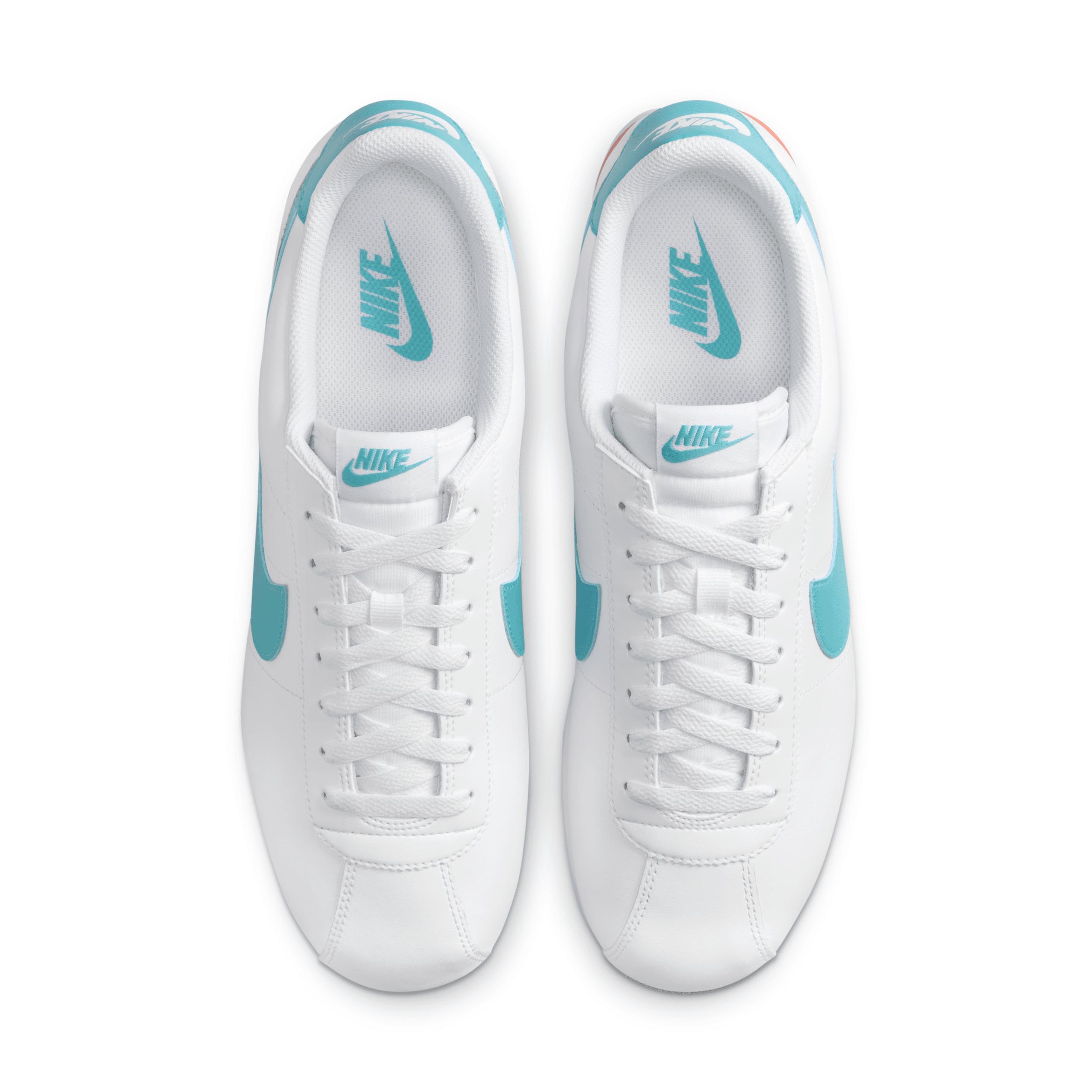 Nike Mens Nike Cortez - Mens Shoes White/Metallic/Dusty Cactus Product Image