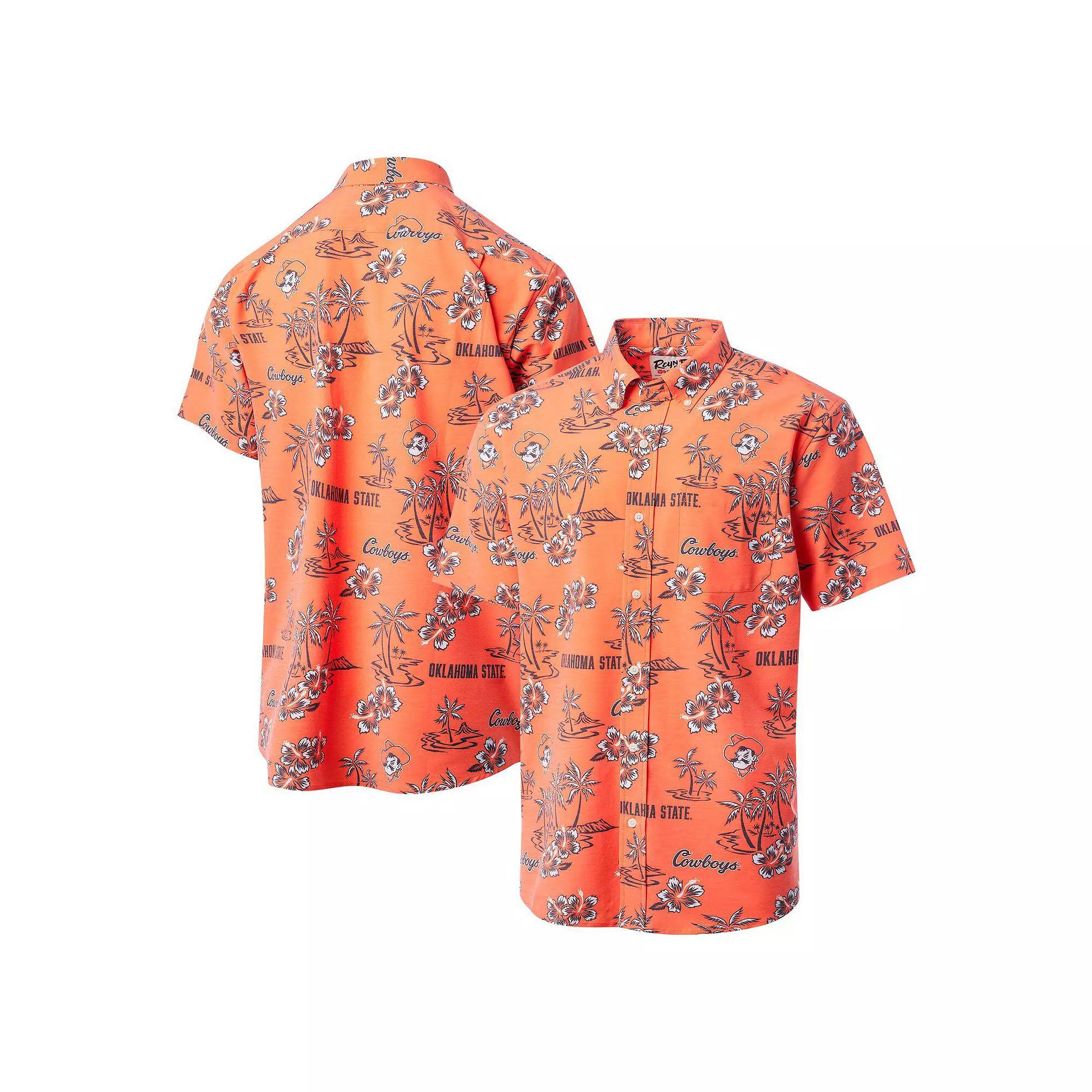 Men's Reyn Spooner Orange Oklahoma State Cowboys Classic Button-Up Shirt, Size: Medium Product Image
