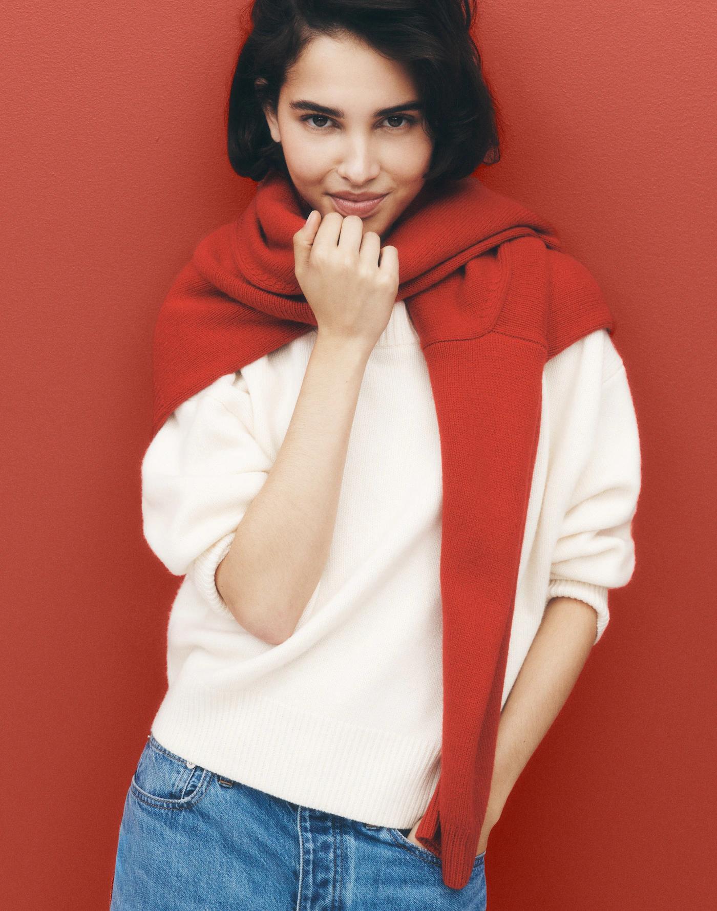 SoftWool Boxy Crewneck Sweater Product Image