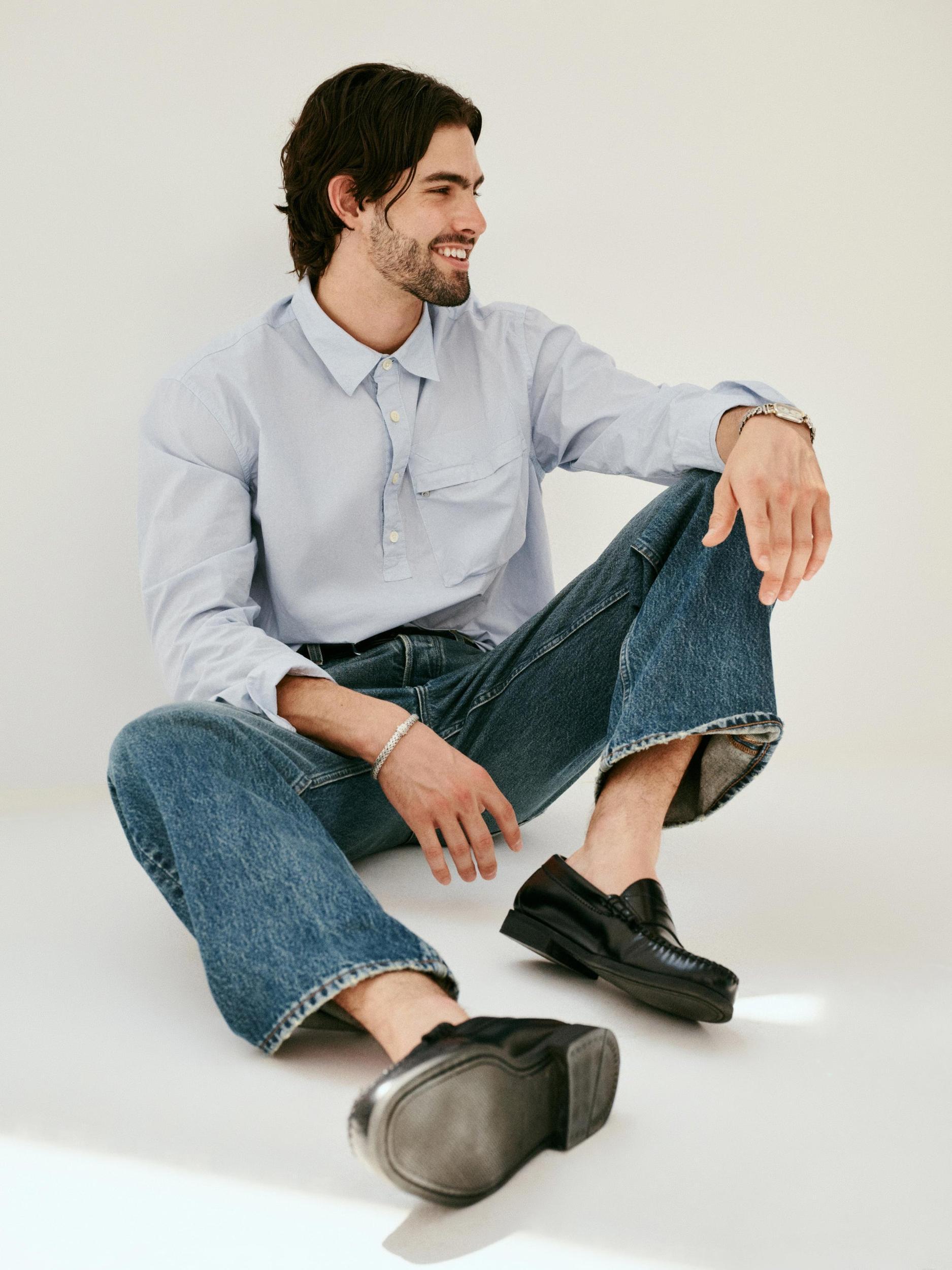 AM Relaxed Straight 5 Pocket Jean Product Image