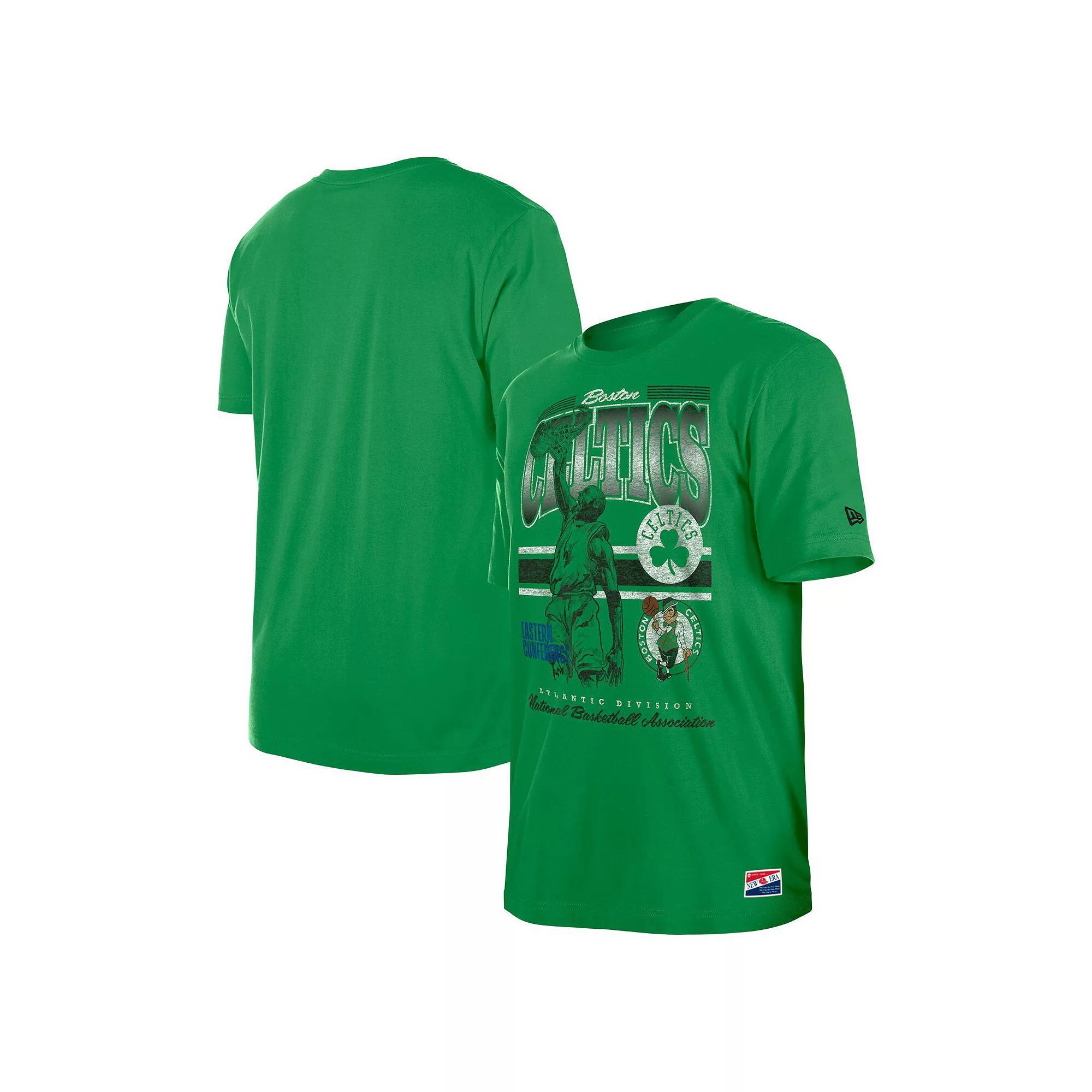 Men's New Era Kelly Green Boston Celtics Enzyme Wash Oversized T-Shirt, Size: XL Product Image