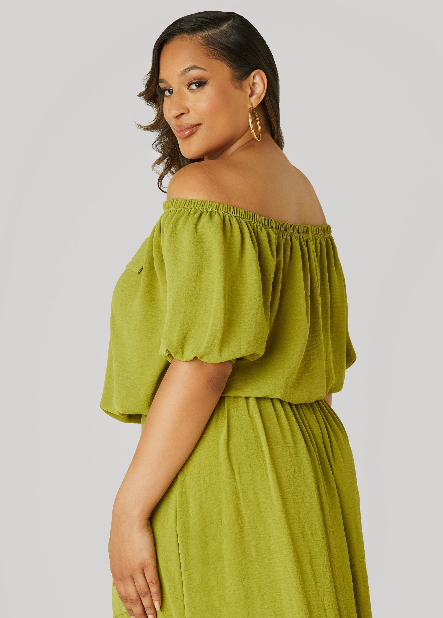 Textured Off The Shoulder Blouse Product Image