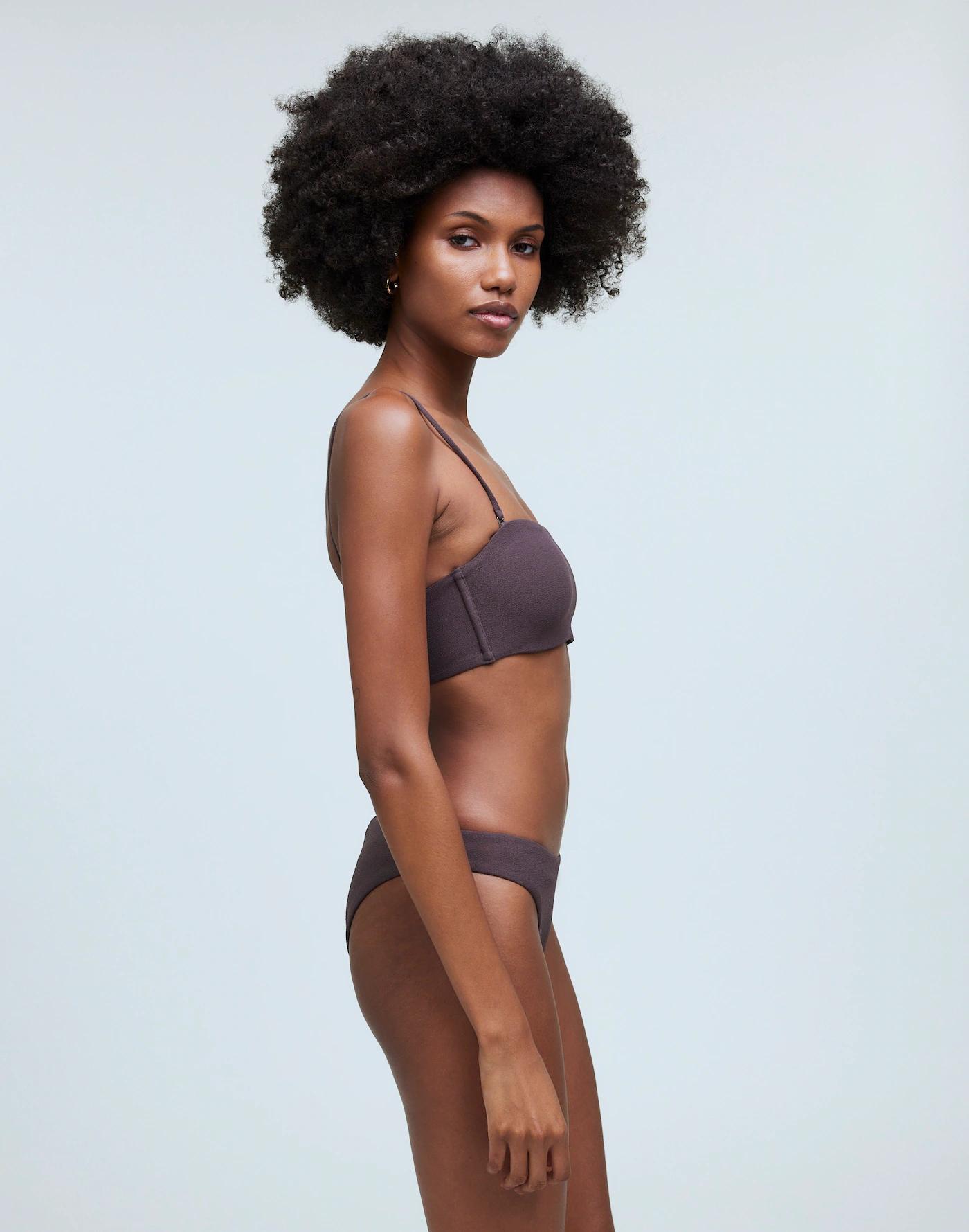 Spaghetti-Strap Bandeau Bikini Top Product Image
