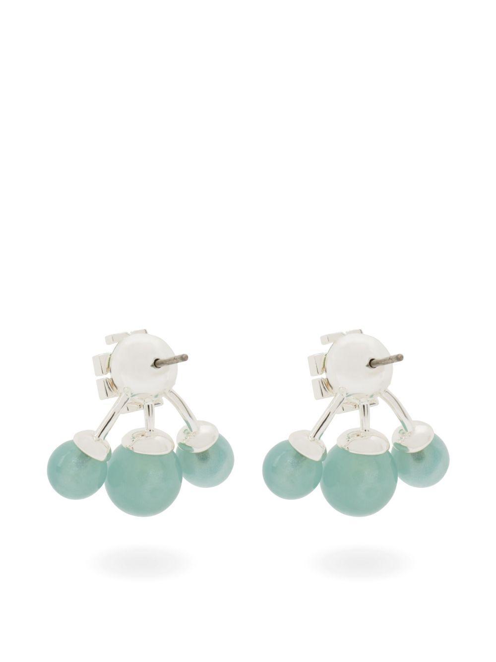 Kira post-back resin earrings Product Image