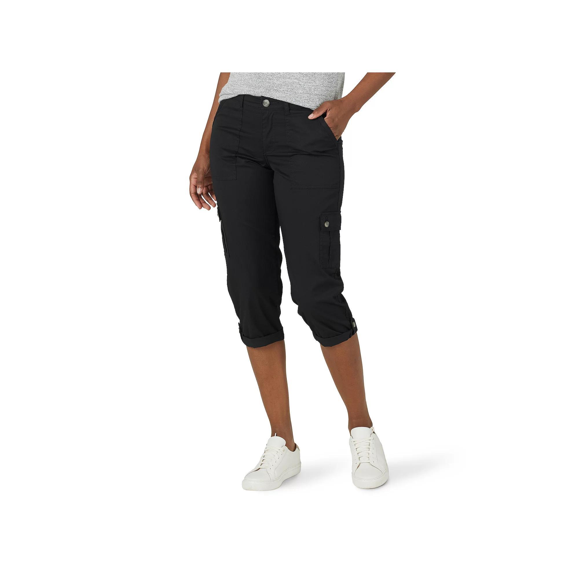 Women's Lee® Flex-To-Go Cargo Capri Pants, Size: 8, Pioner Beige Product Image