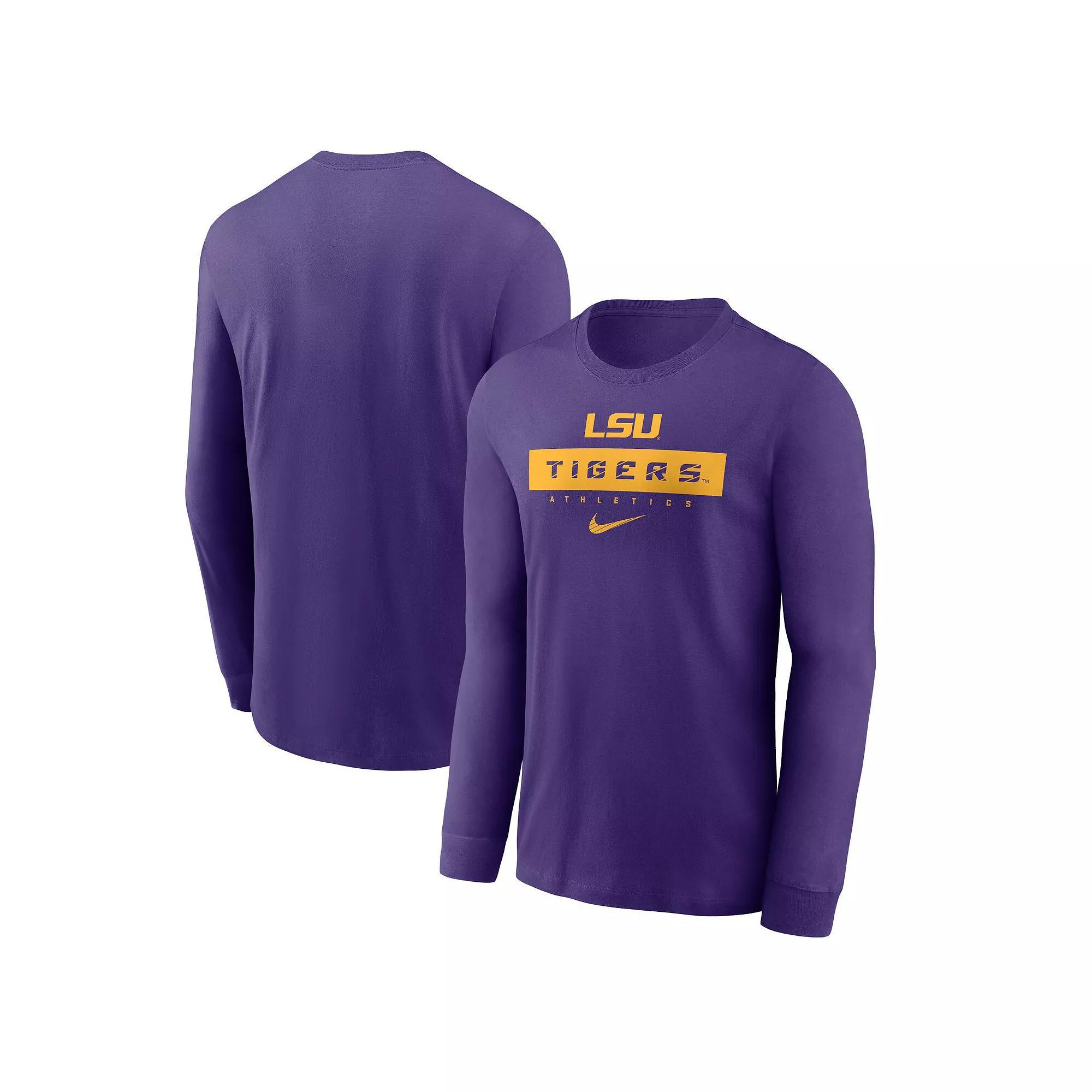 Men's Nike Orange Clemson Tigers 2024 Sideline Legend Performance Long Sleeve T-Shirt, Size: 2XL Product Image