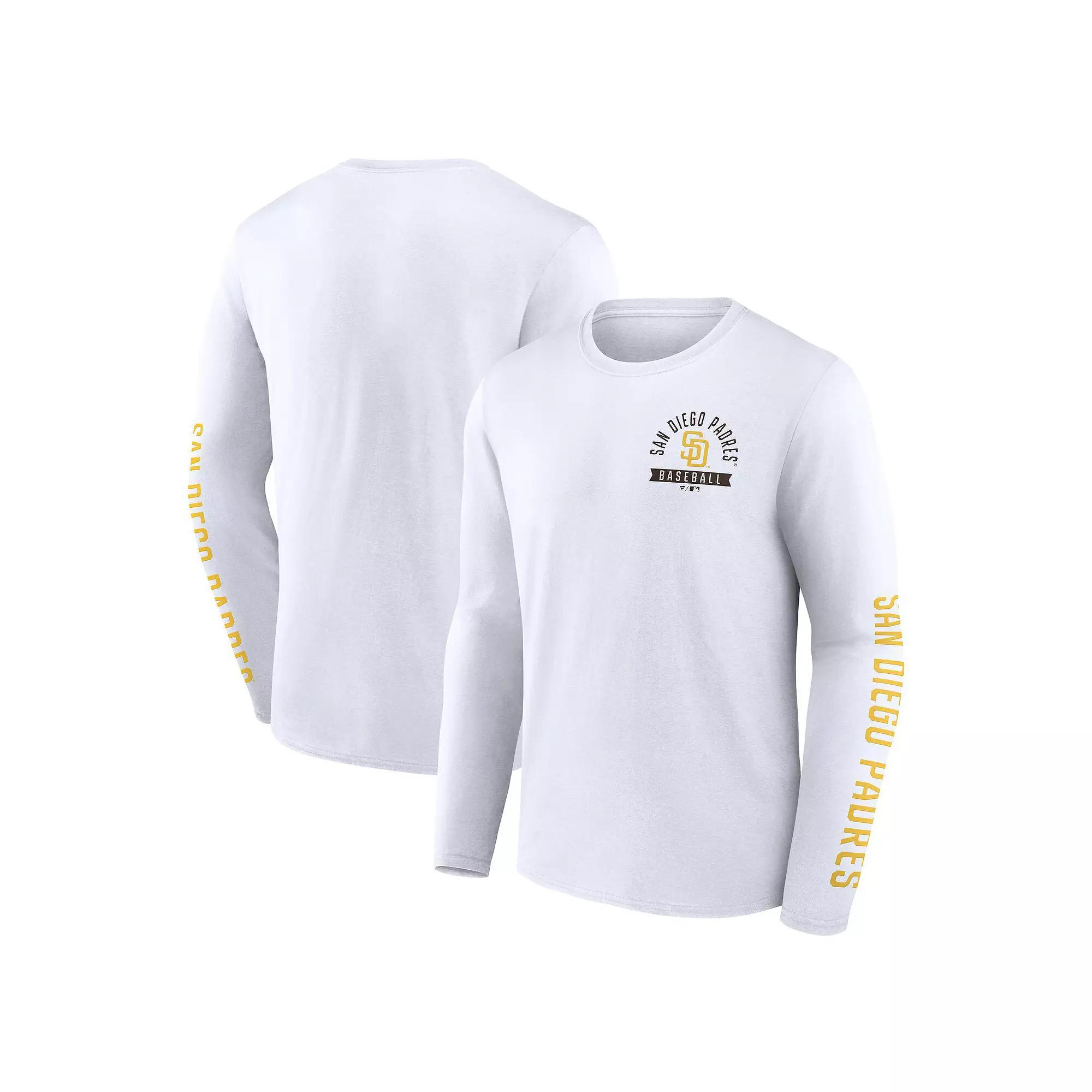 Mens Fanatics San Diego Padres Press Box Long Sleeve T-Shirt Product Image