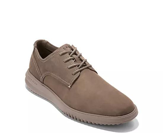 Cole Haan Grand+ Men's Leather Oxford Shoes, Size: 13, Truffle Irish Brown Product Image