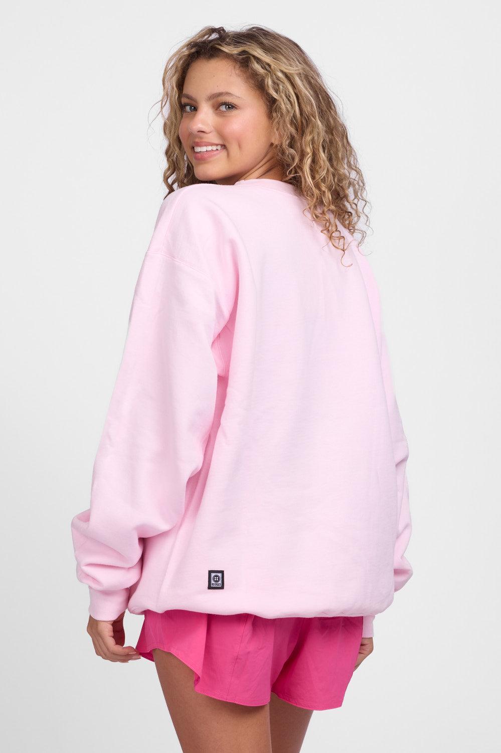 Roxanne Oversized Fleece Crewneck - Maria Female Product Image