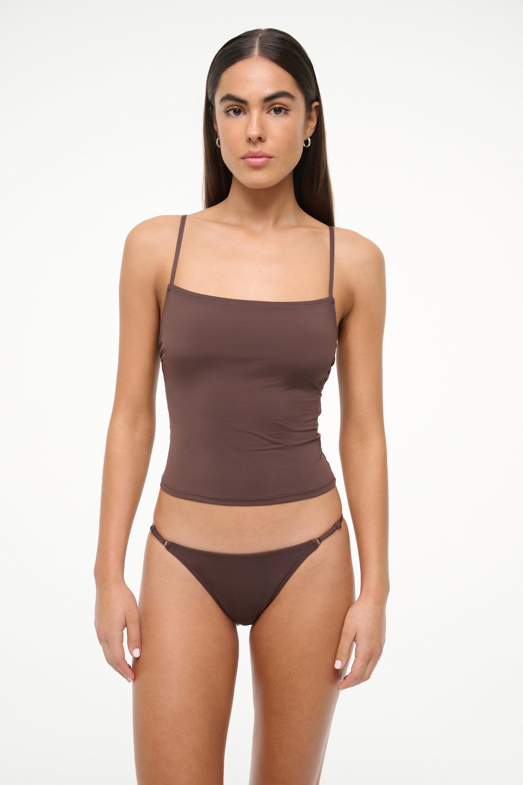 SISLEY STRING BIKINI BOTTOM | DARK CHOCOLATE Product Image