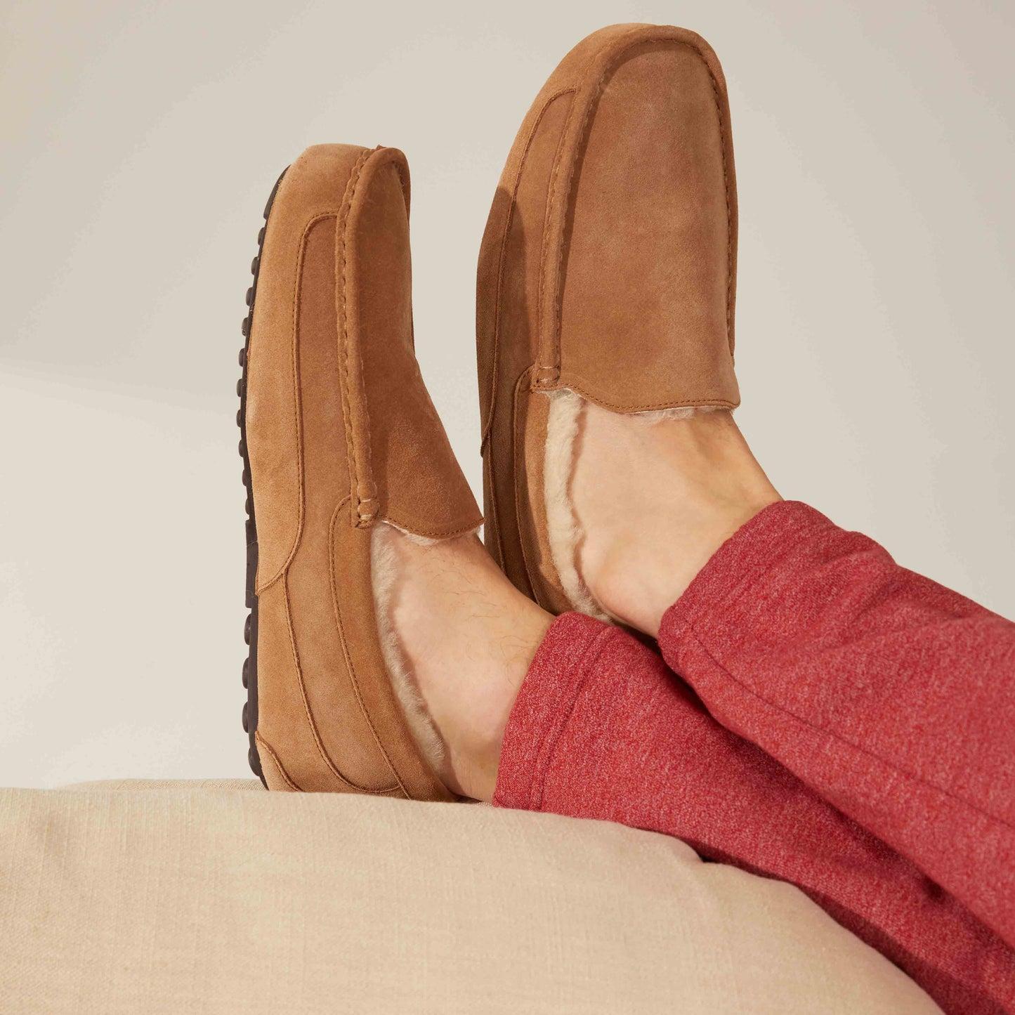 Australian Shearling Tread Men's Moccasin Product Image