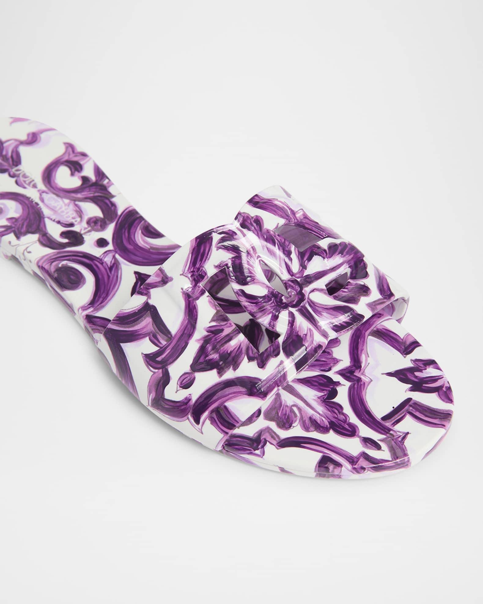 Maiolica Cut-Out DG Rubber Sandals Product Image