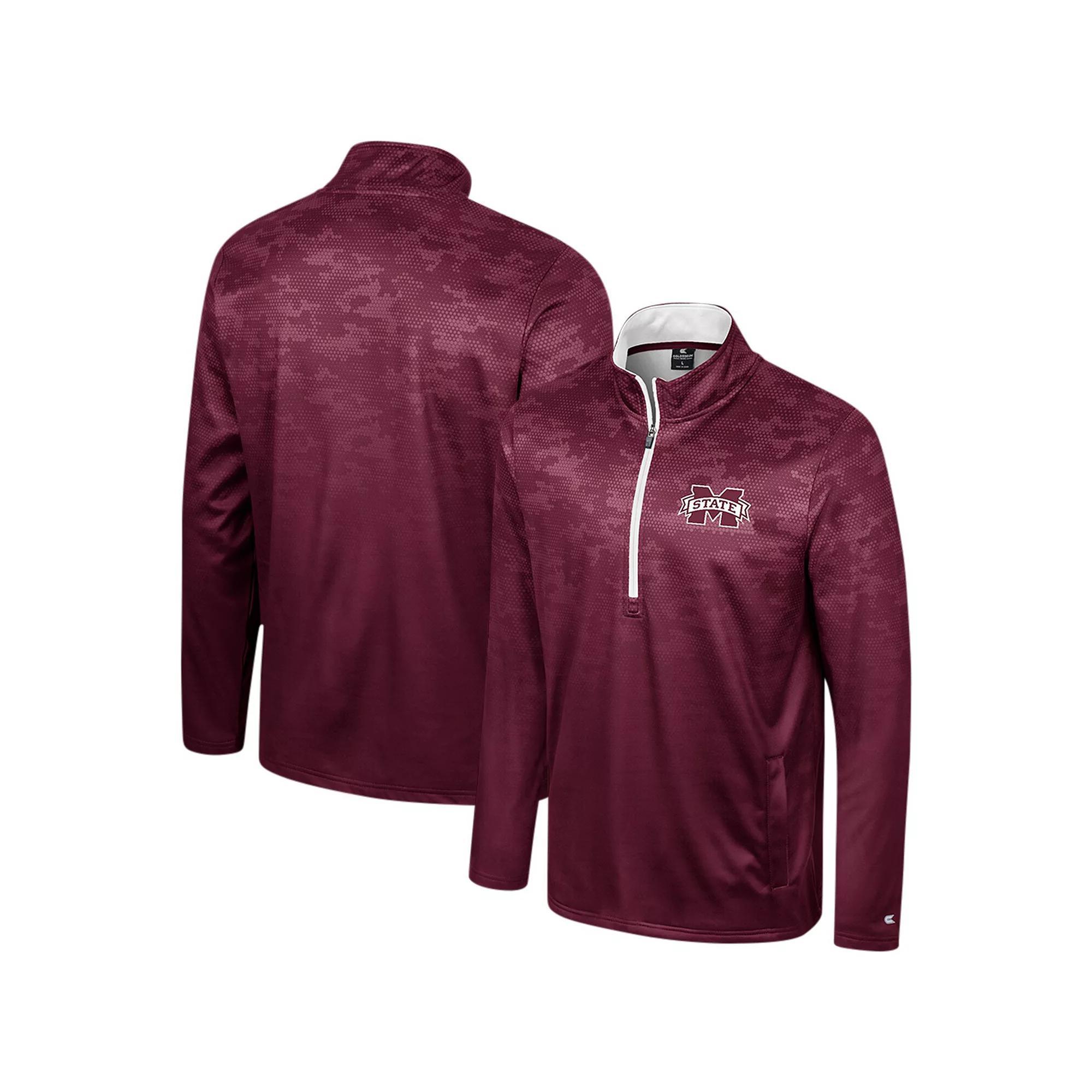 Men's Colosseum  Navy Michigan Wolverines The Machine Half-Zip Jacket, Size: Medium, Blue Product Image