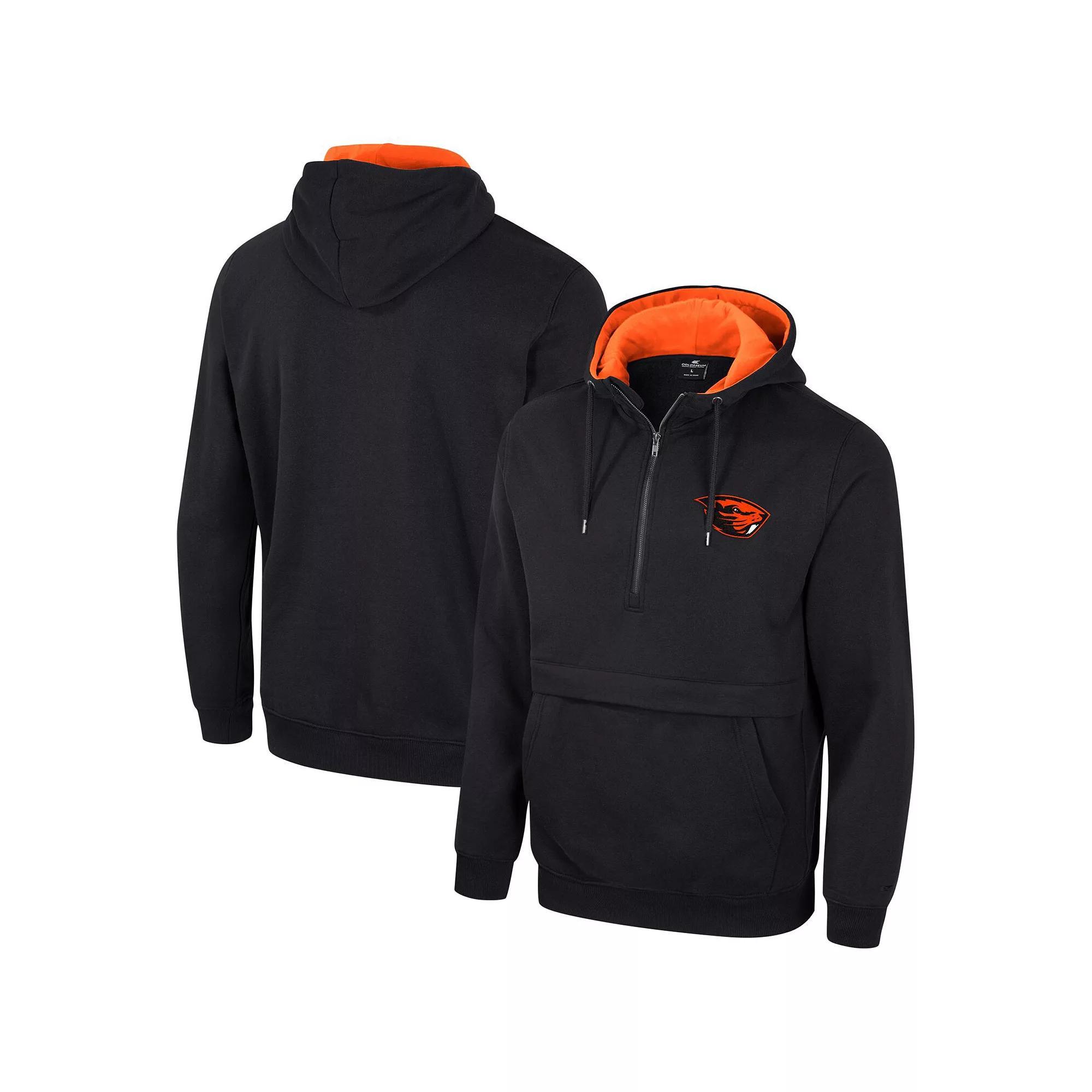 Mens Colosseum Oregon State Beavers Half-Zip Hoodie Product Image