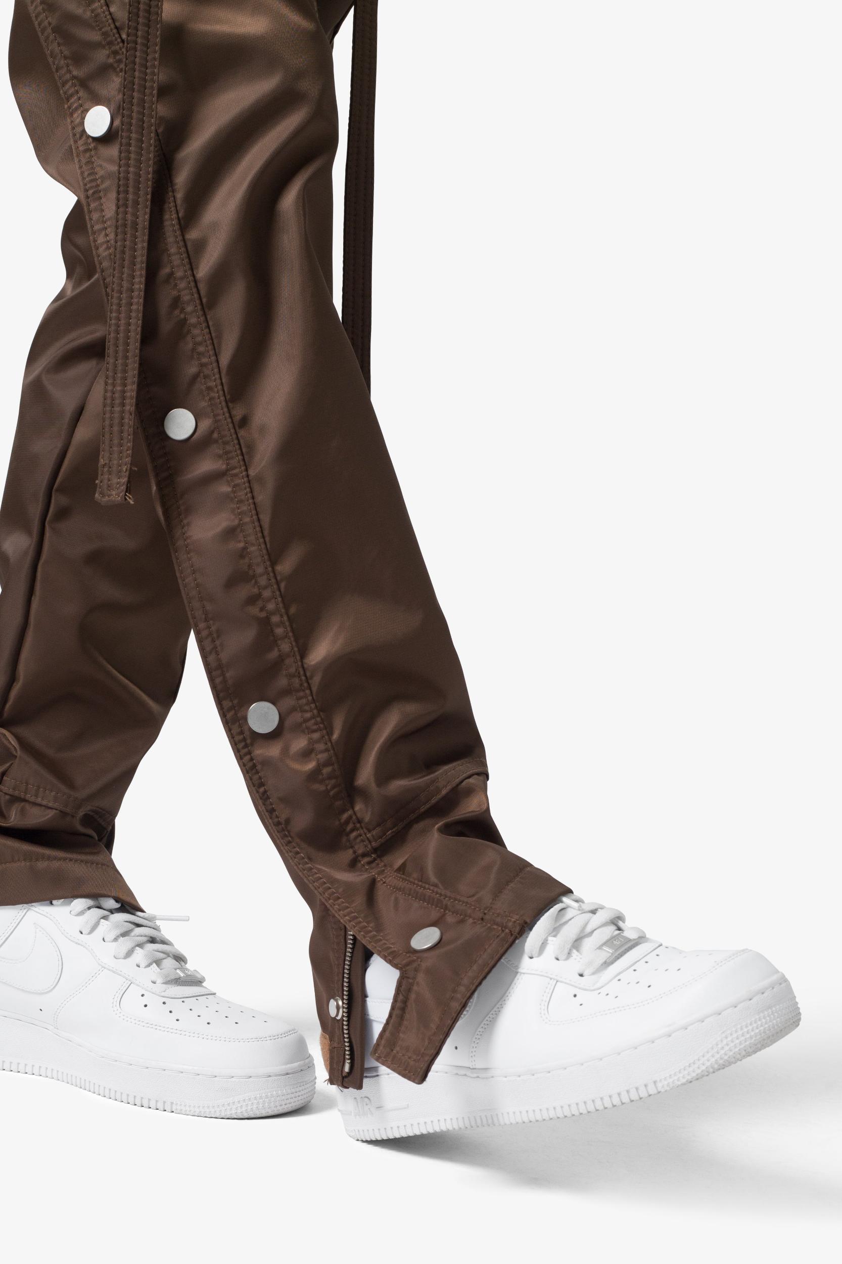 Snap Zipper II Cargo Pants - Brown Product Image