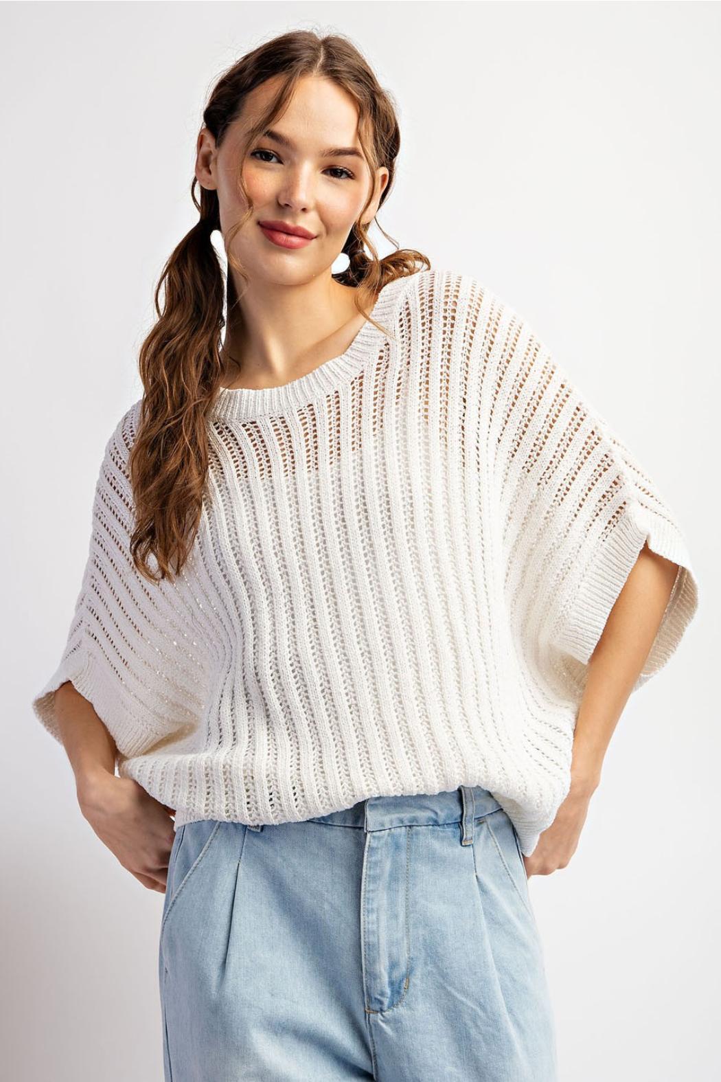 Loose Fit Dolman Sleeve Top Product Image