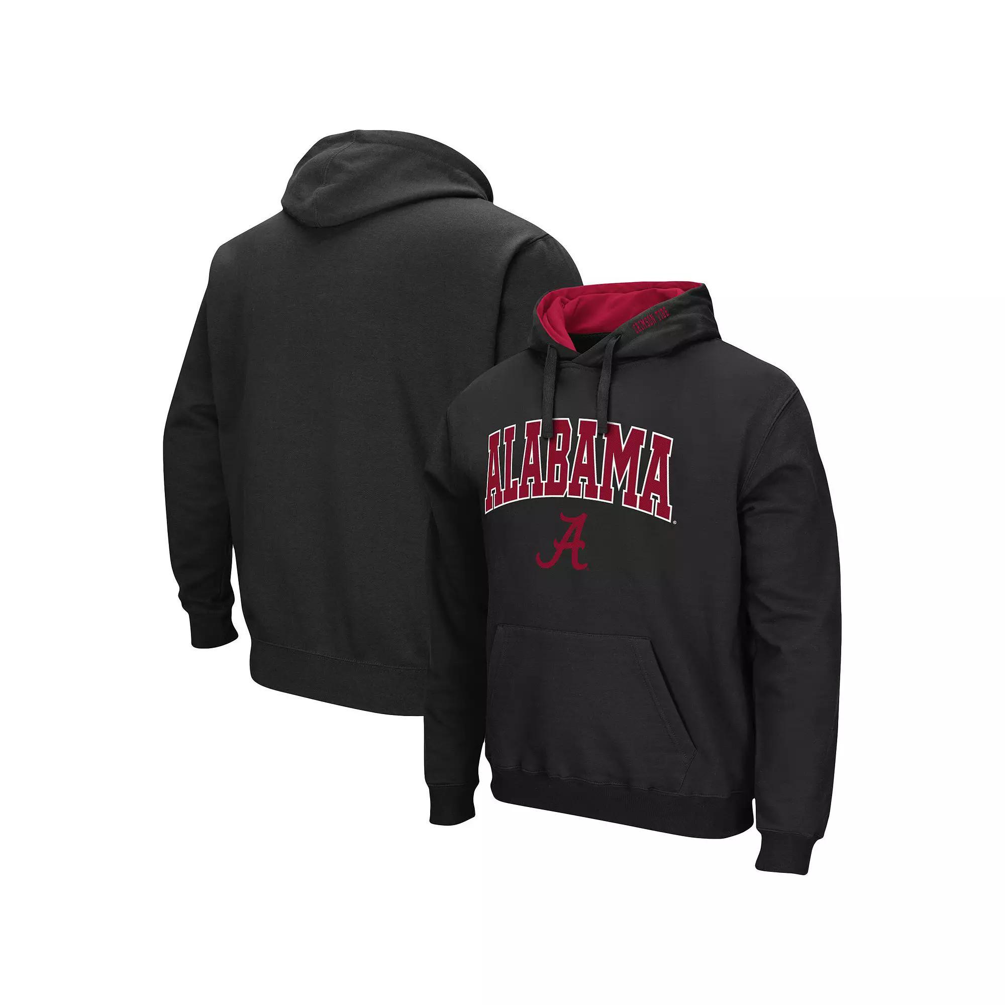 Men's Colosseum Charcoal Oklahoma State Cowboys Arch & Logo 3.0 Pullover Hoodie, Size: Medium Product Image