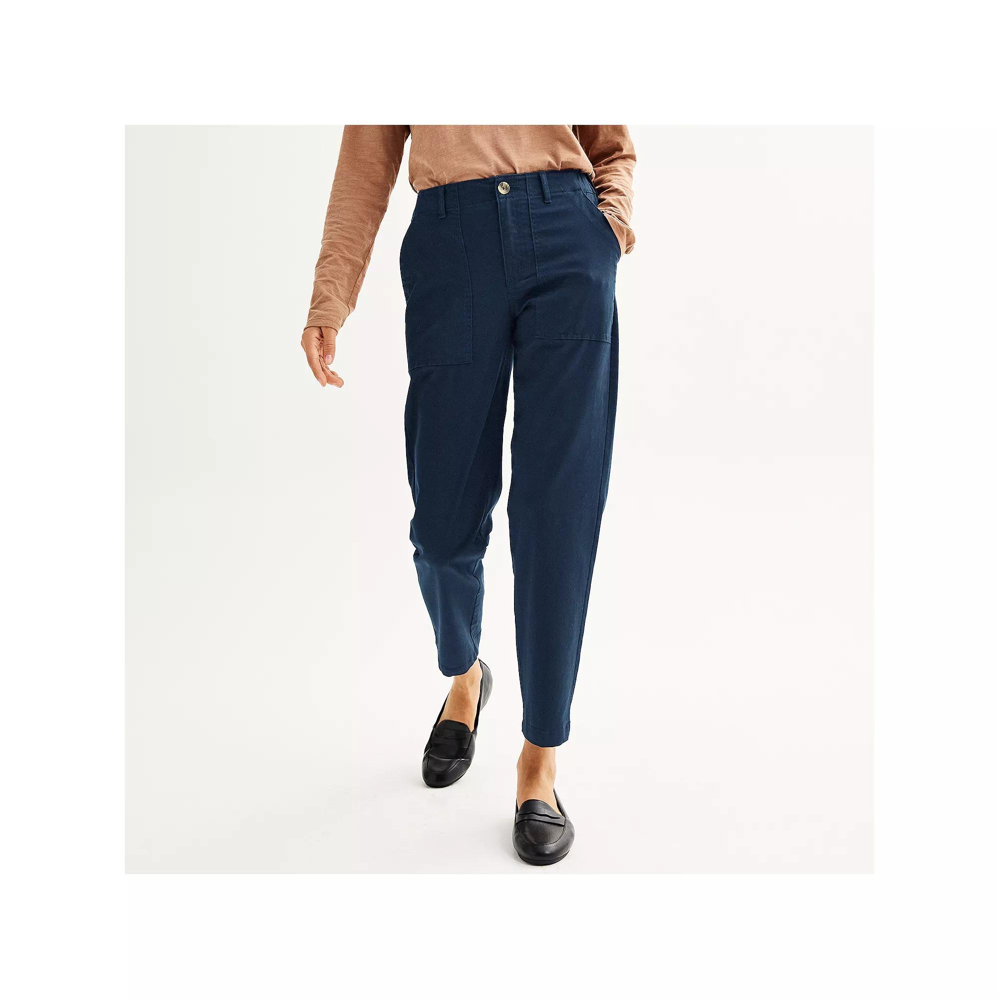 Women's Sonoma Goods For Life® Utility Straight Leg Pants, Size: Large, Nightlife Gray Product Image