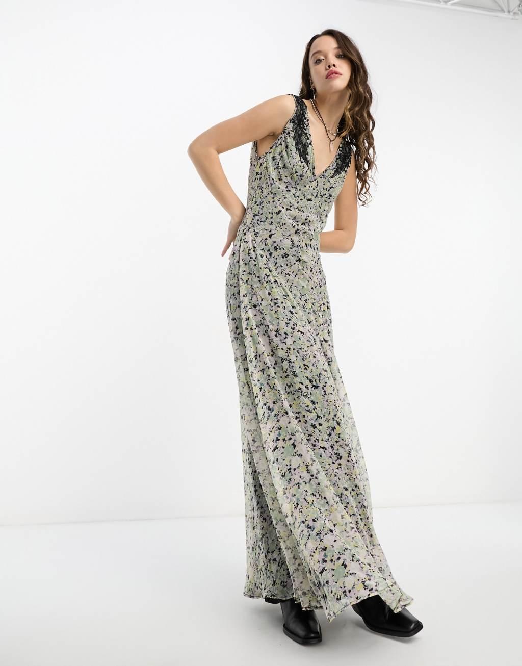Reclaimed Vintage bias cut slip Product Image