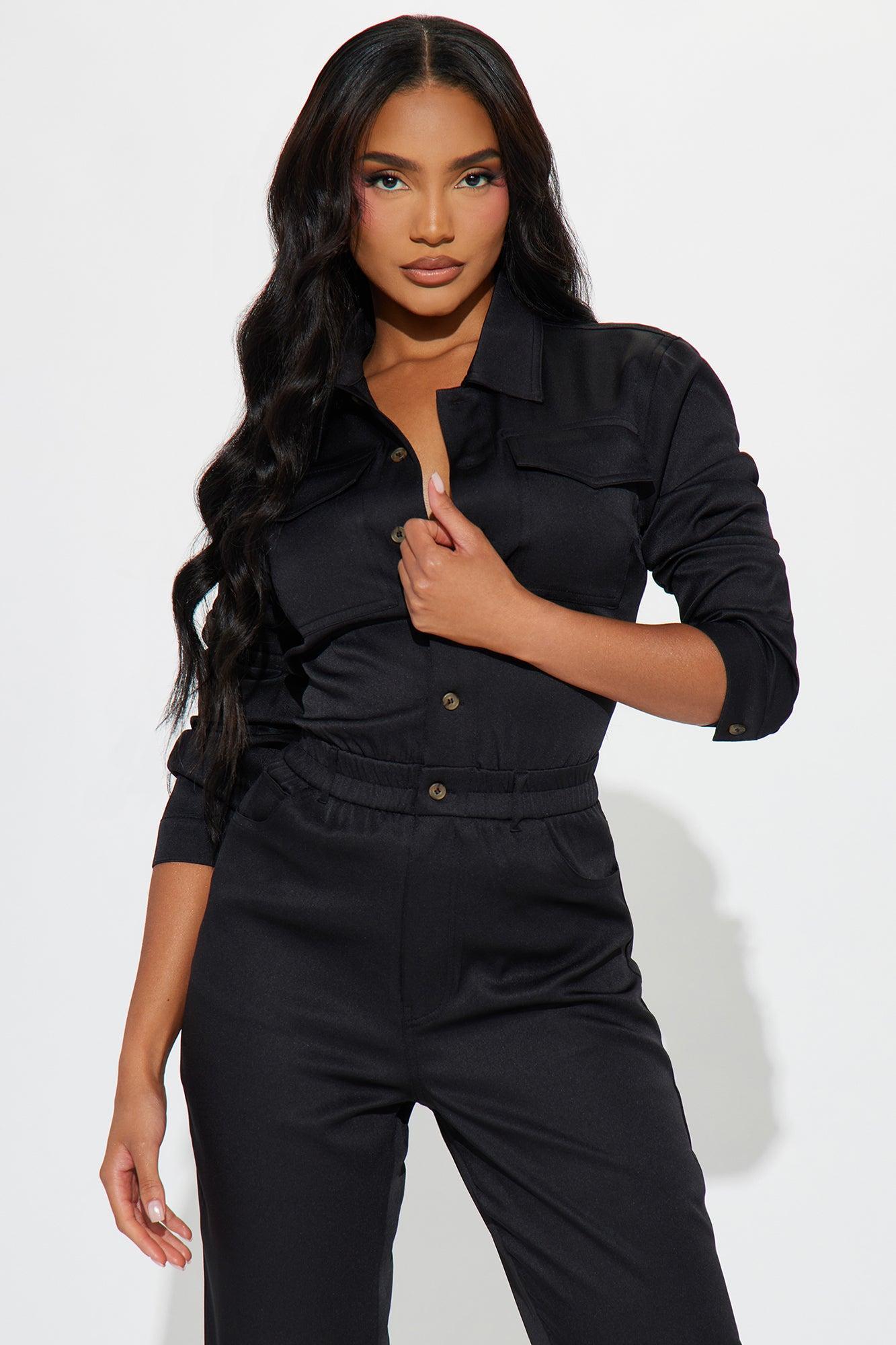 Act Like You Mean It Jumpsuit - Black Product Image