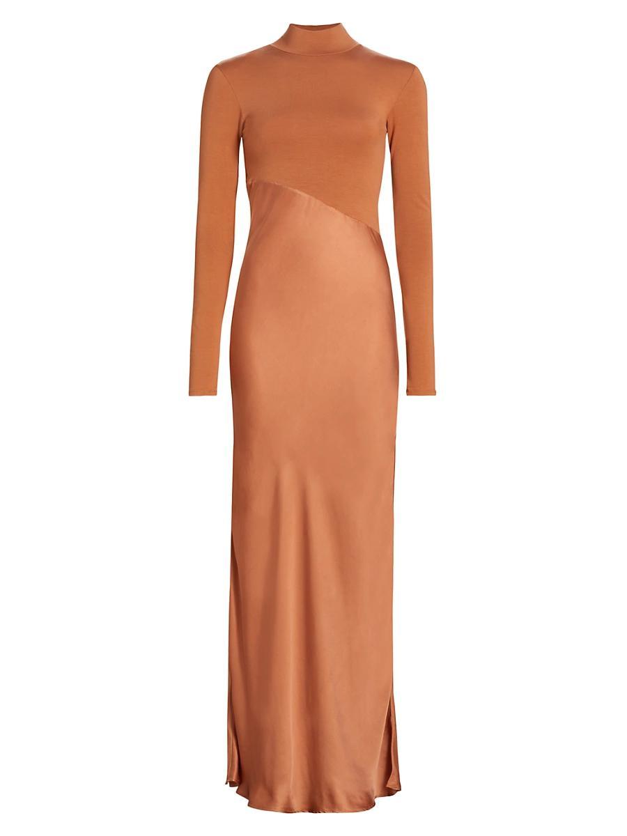 Womens Asymmetric Split Maxi Dress Product Image