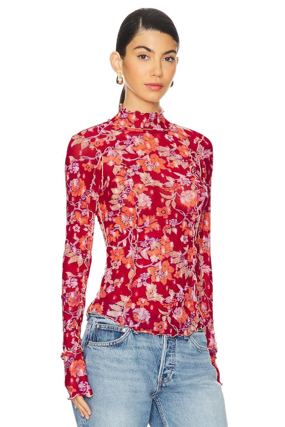 Charlie Mesh Top Free People Product Image