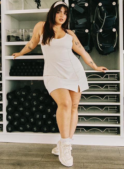 Ambition Activewear Romper Latte Curve Product Image