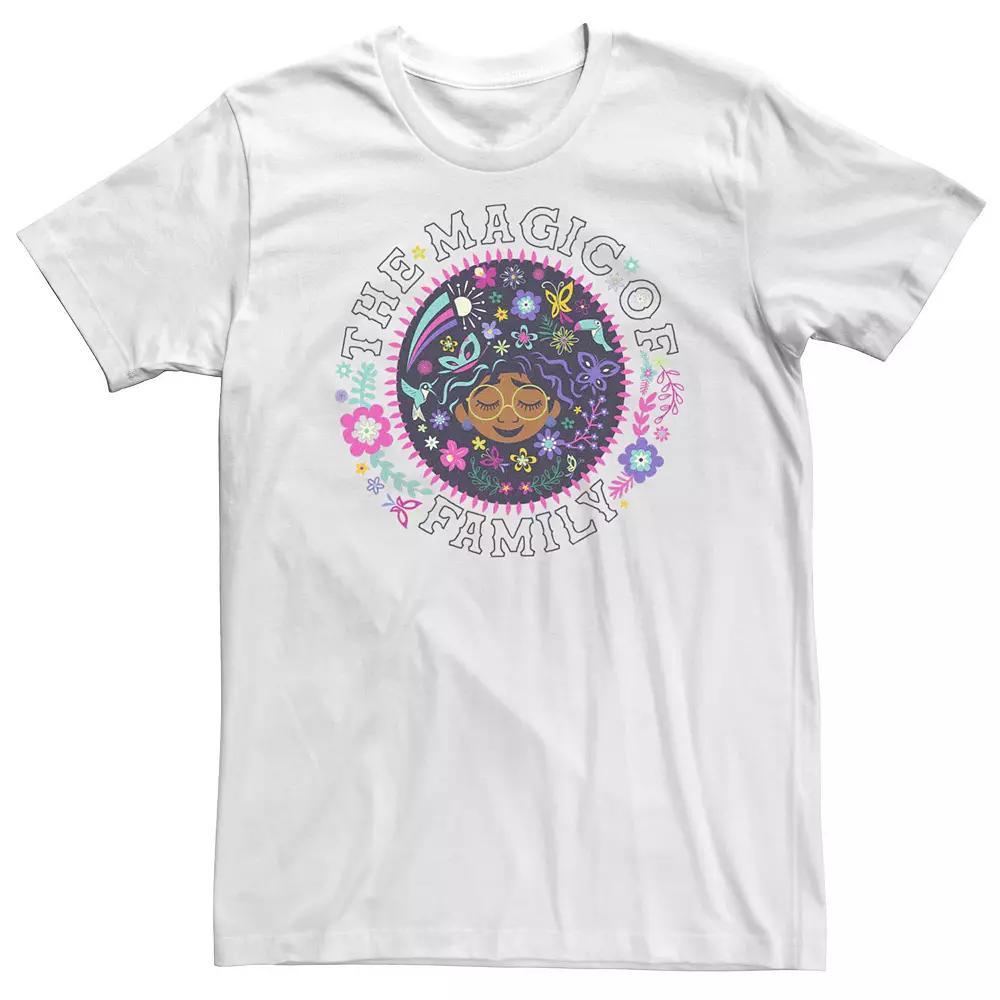 Big & Tall Disney Encanto The Magic Of Family Mirabel Circle Portrait Tee, Men's, Size: Large Tall, Athletic Grey Product Image